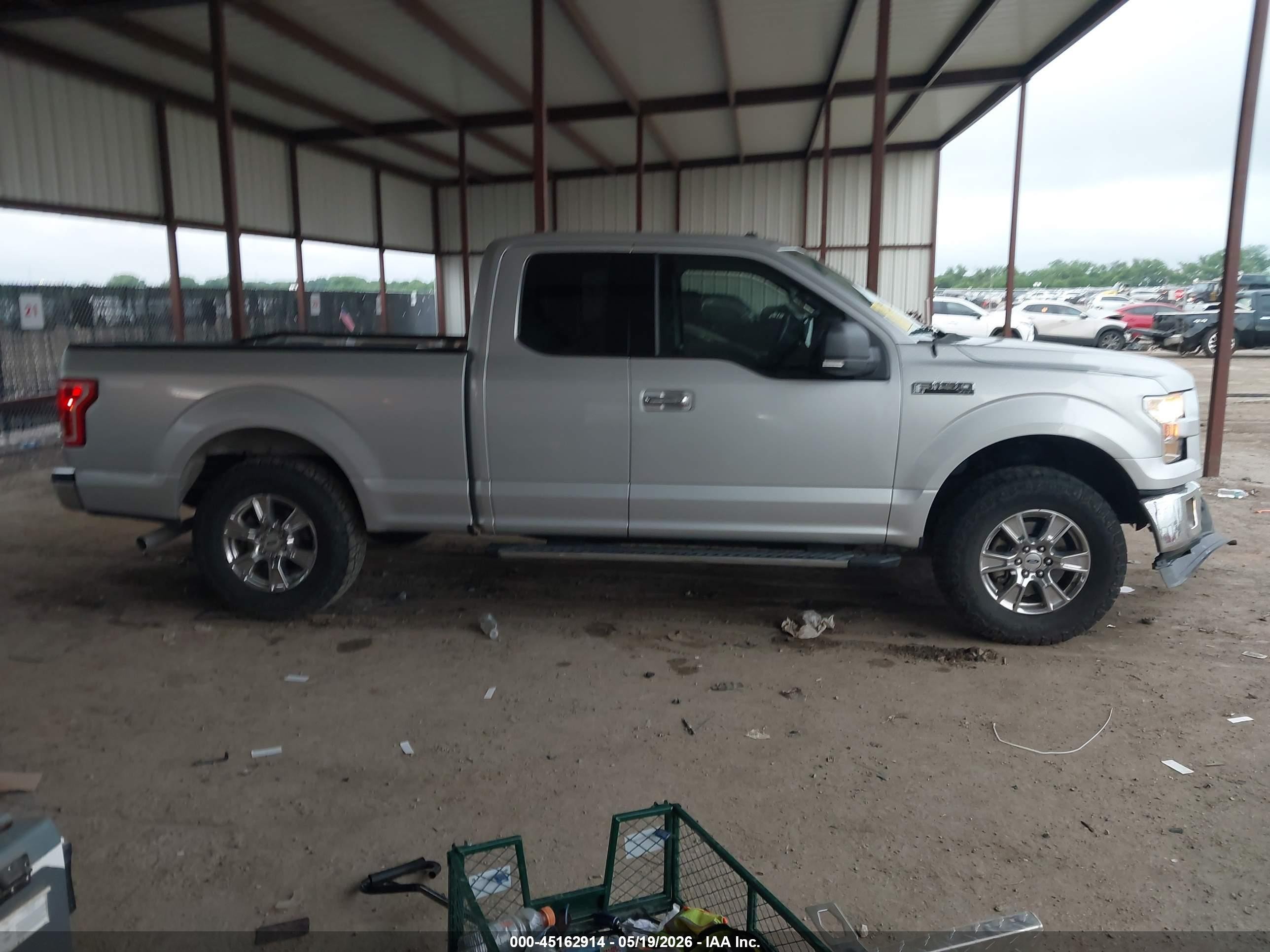 2015 Ford F-150 Xlt Silver vin: 1FTEX1C88FKD78198