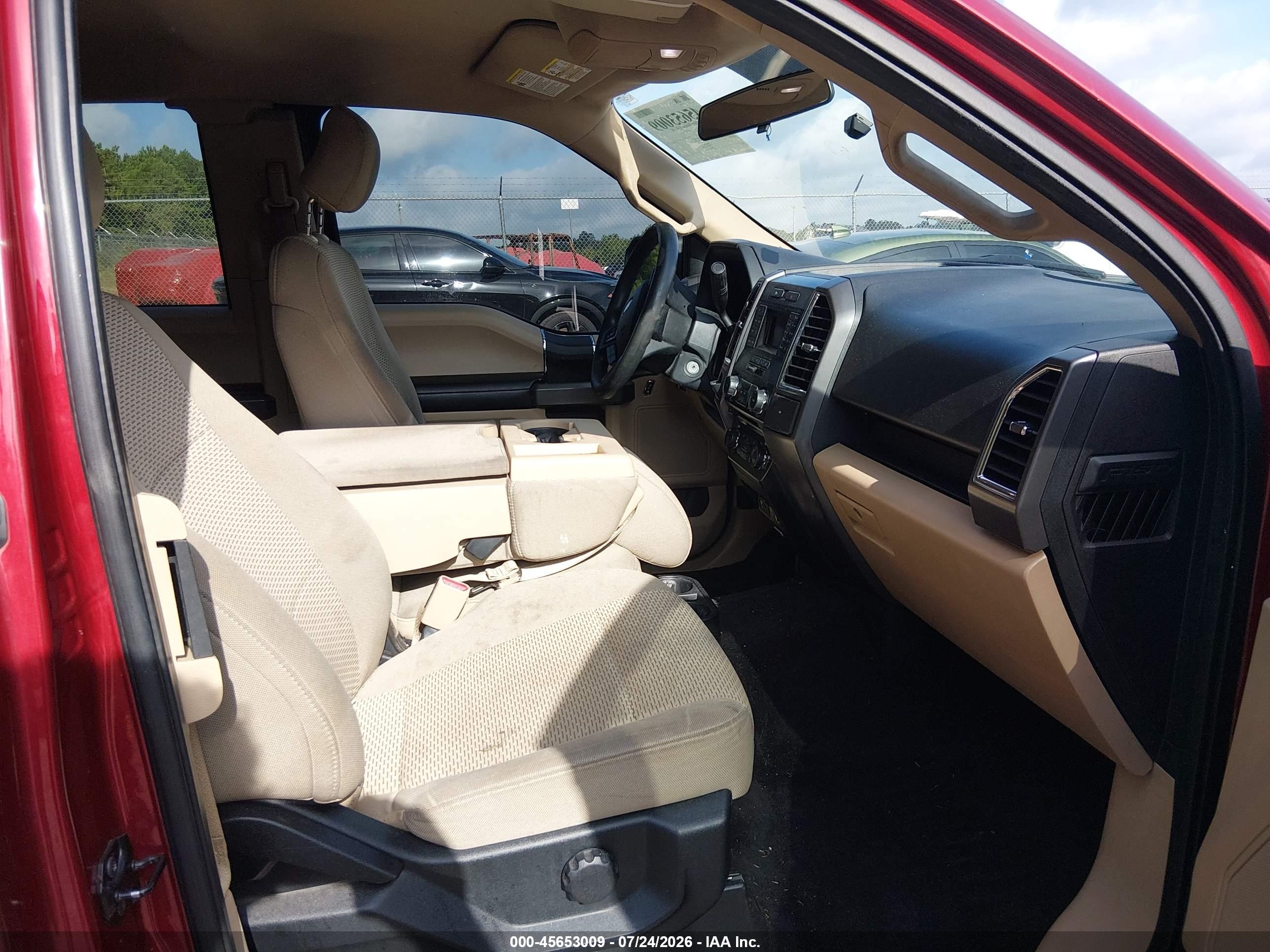 2015 Ford F-150 Xlt Red vin: 1FTEX1C88FKE97594