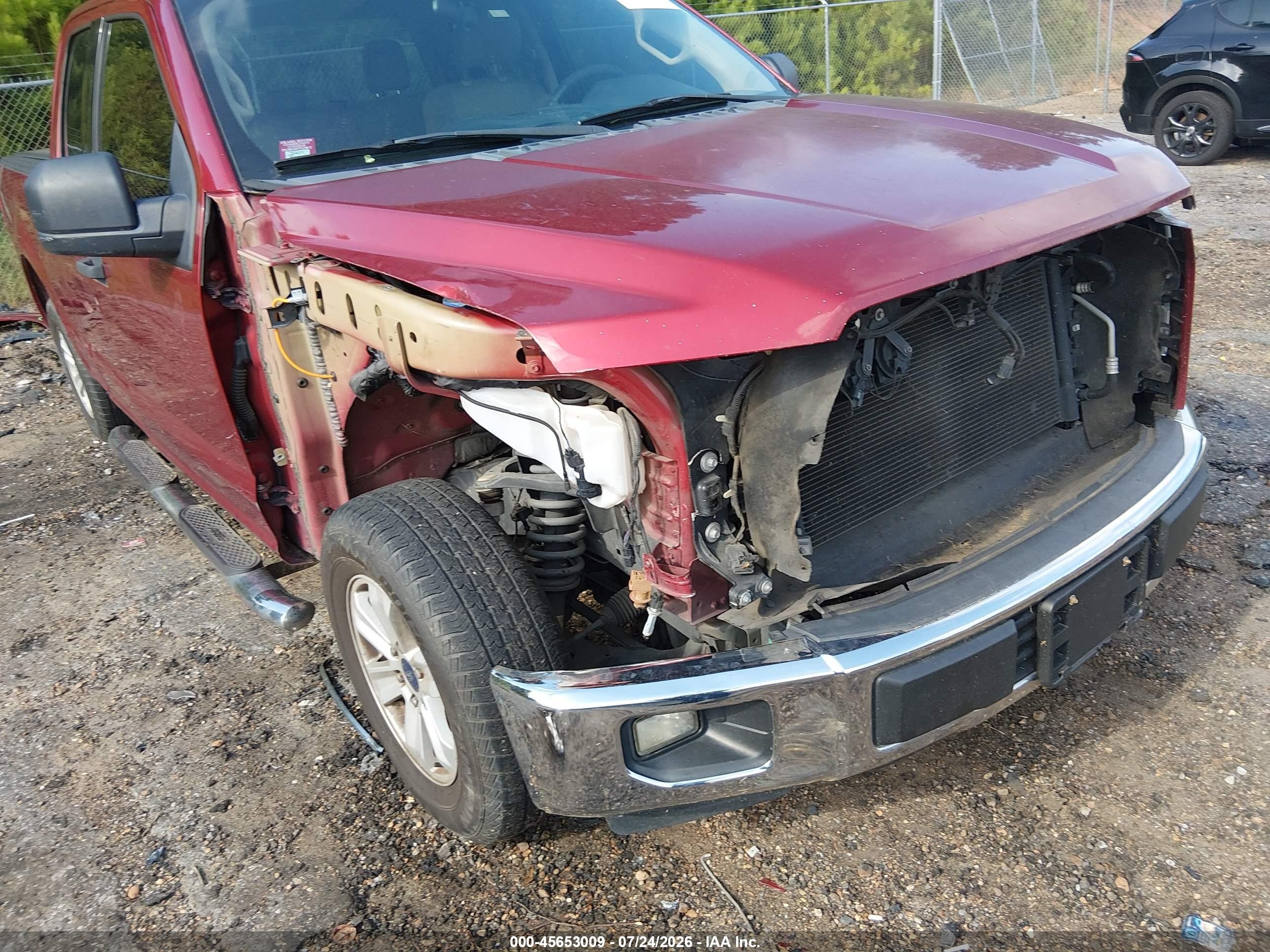 2015 Ford F-150 Xlt Red vin: 1FTEX1C88FKE97594