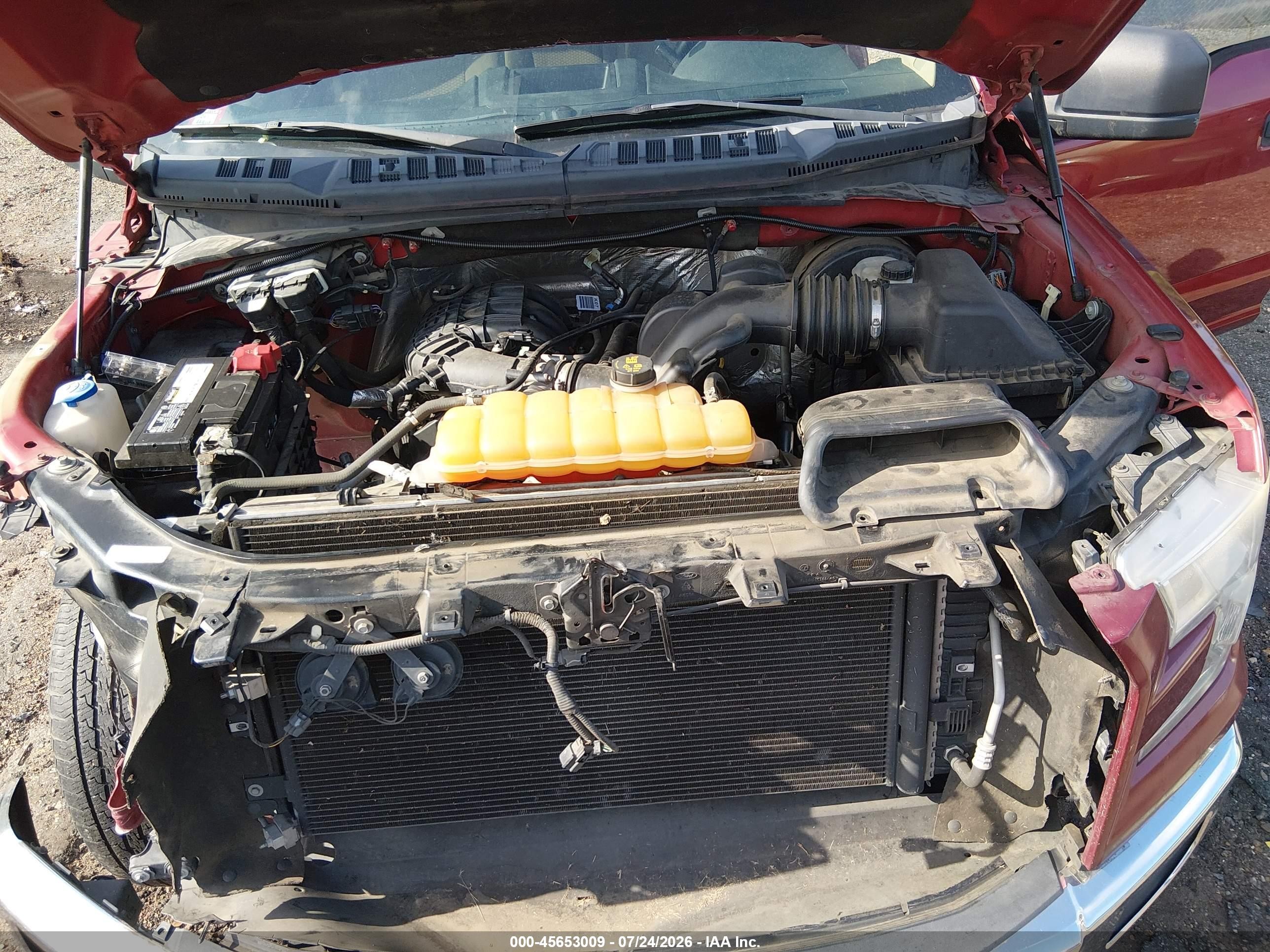 2015 Ford F-150 Xlt Red vin: 1FTEX1C88FKE97594