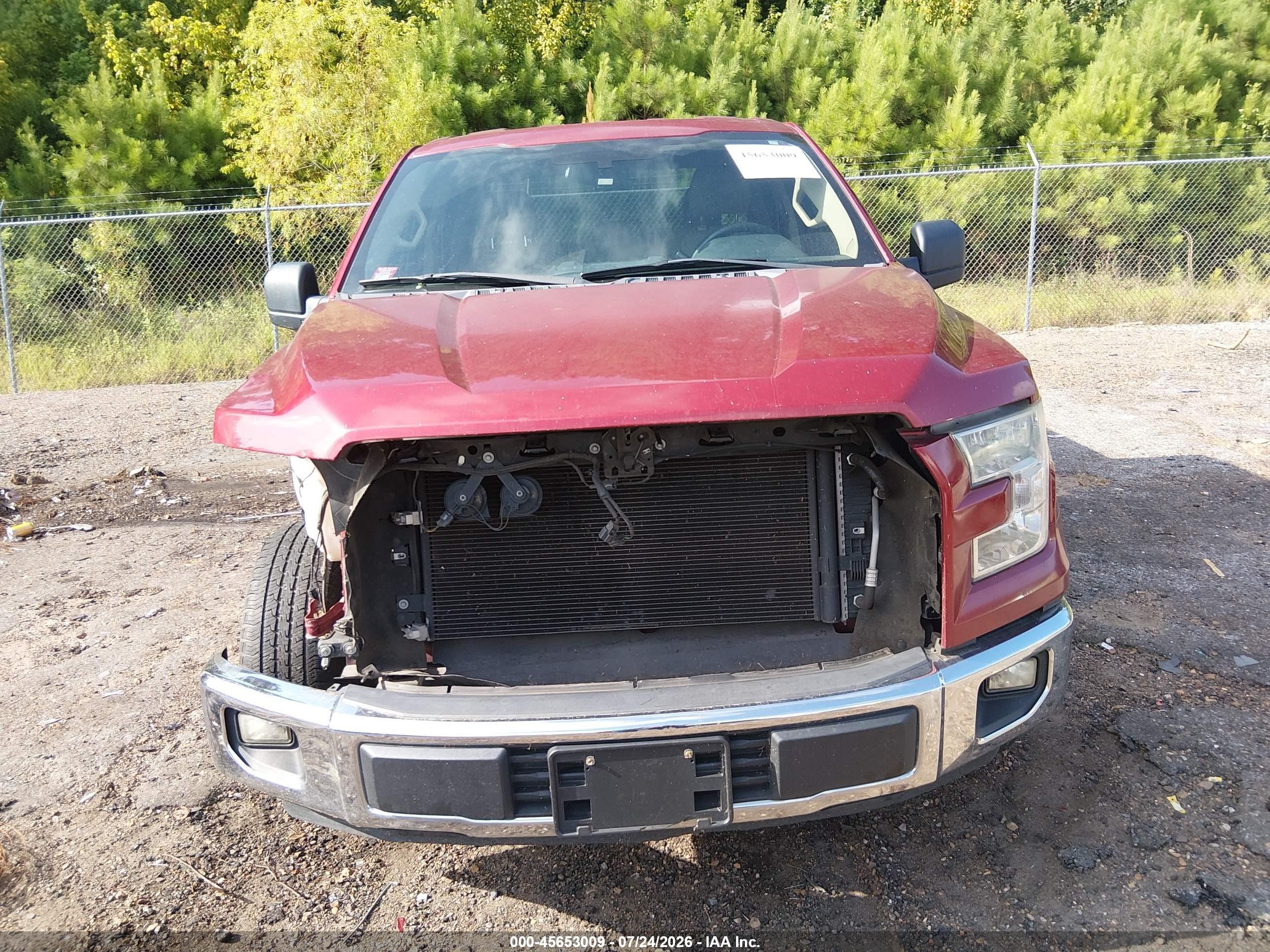 2015 Ford F-150 Xlt Red vin: 1FTEX1C88FKE97594