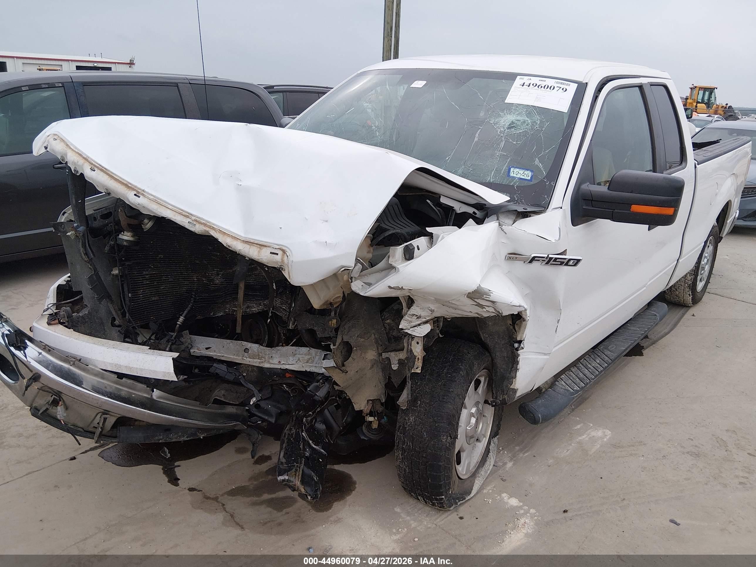 2010 Ford F-150 Xlt White vin: 1FTEX1C89AKA21234