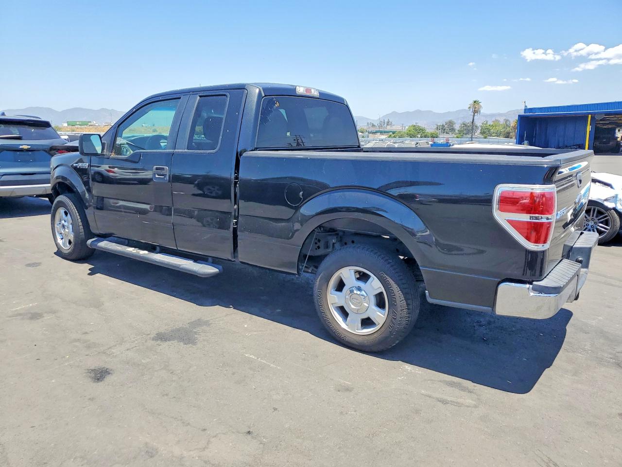 2010 Ford F150 Super Cab Black vin: 1FTEX1C89AKB48355