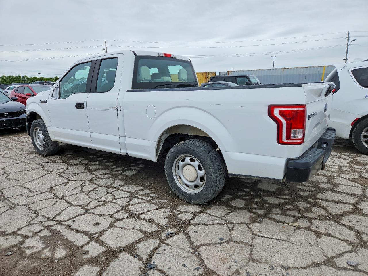 2015 Ford F 150  Stx White vin: 1FTEX1C89FFB70923