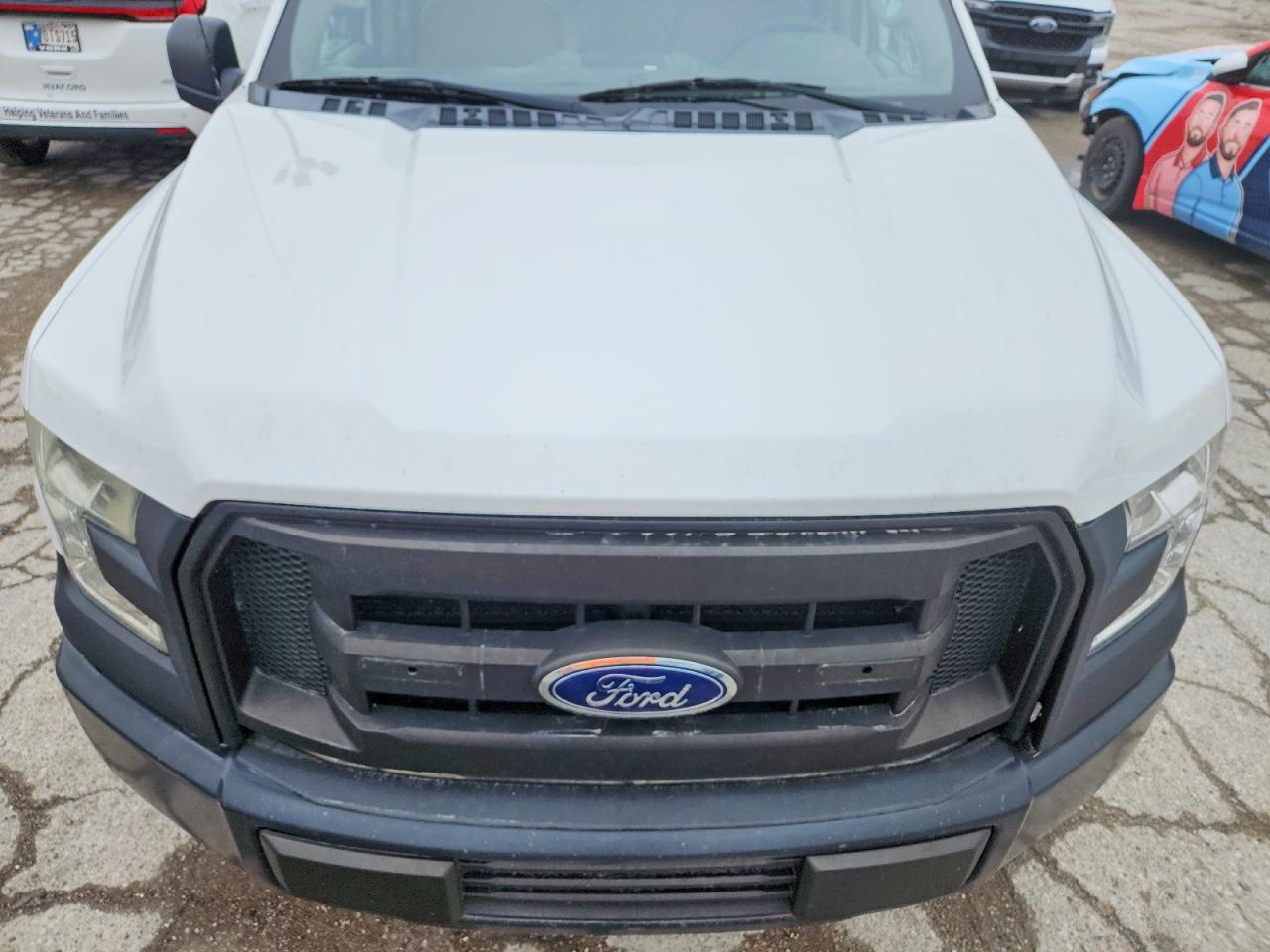 2015 Ford F 150  Stx White vin: 1FTEX1C89FFB70923