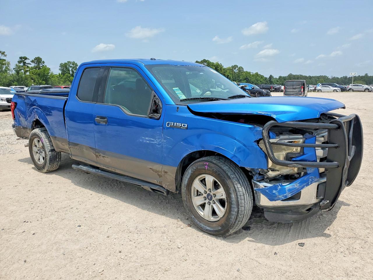 2015 Ford F150 Super Cab Blue vin: 1FTEX1C89FKD08306