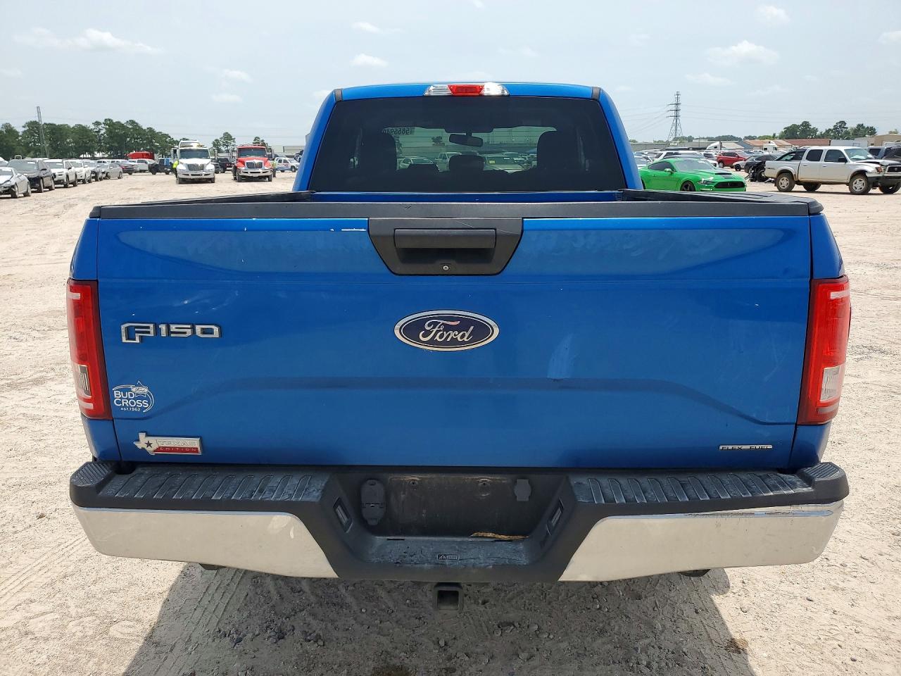 2015 Ford F150 Super Cab Blue vin: 1FTEX1C89FKD08306