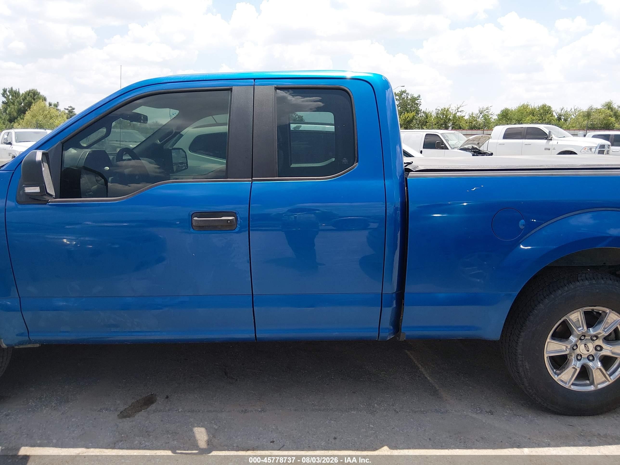 2015 Ford F-150 Xl Blue vin: 1FTEX1C89FKF02995