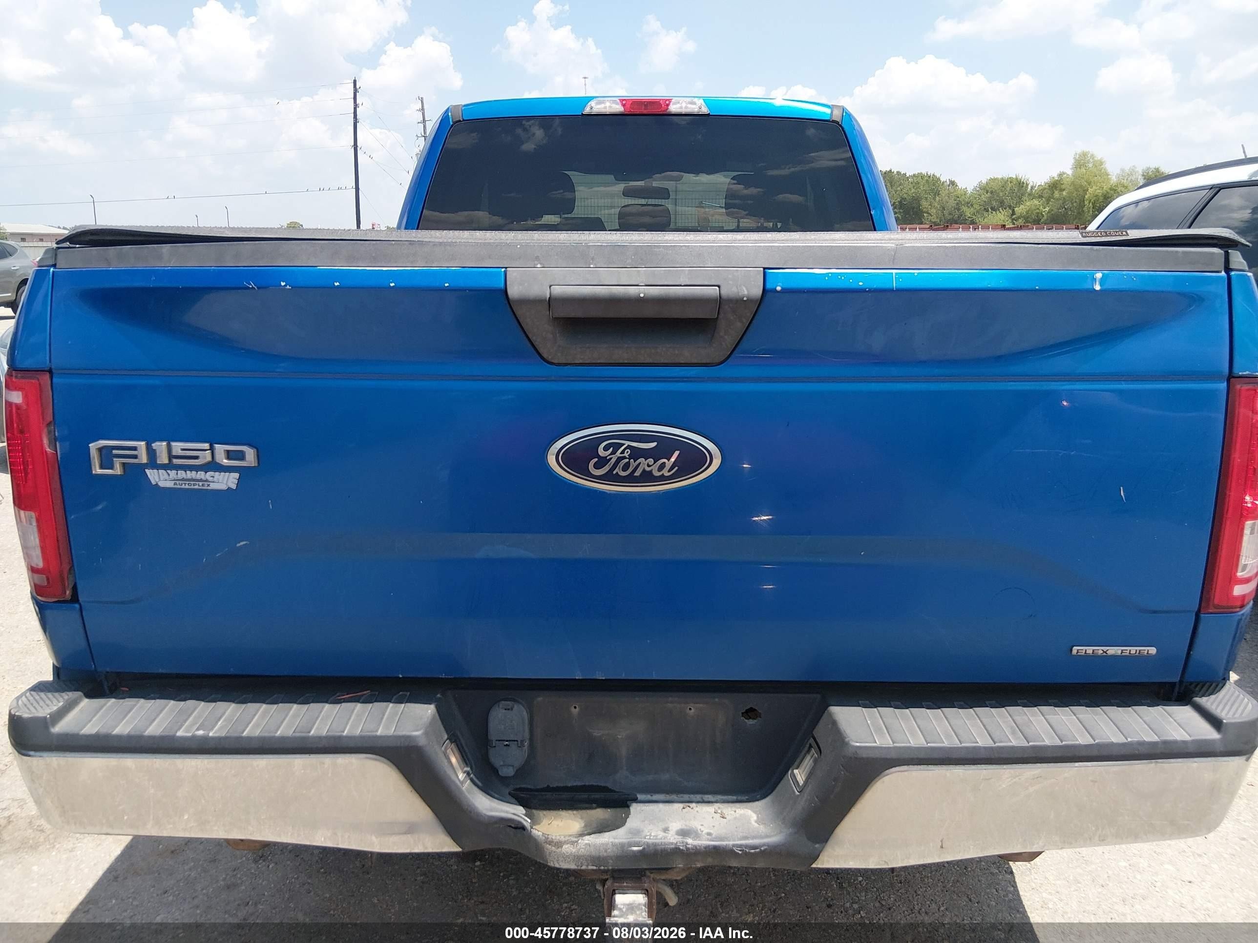 2015 Ford F-150 Xl Blue vin: 1FTEX1C89FKF02995