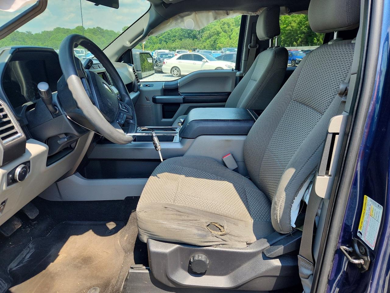 2015 Ford F150 Super Cab Blue vin: 1FTEX1C8XFFA48104