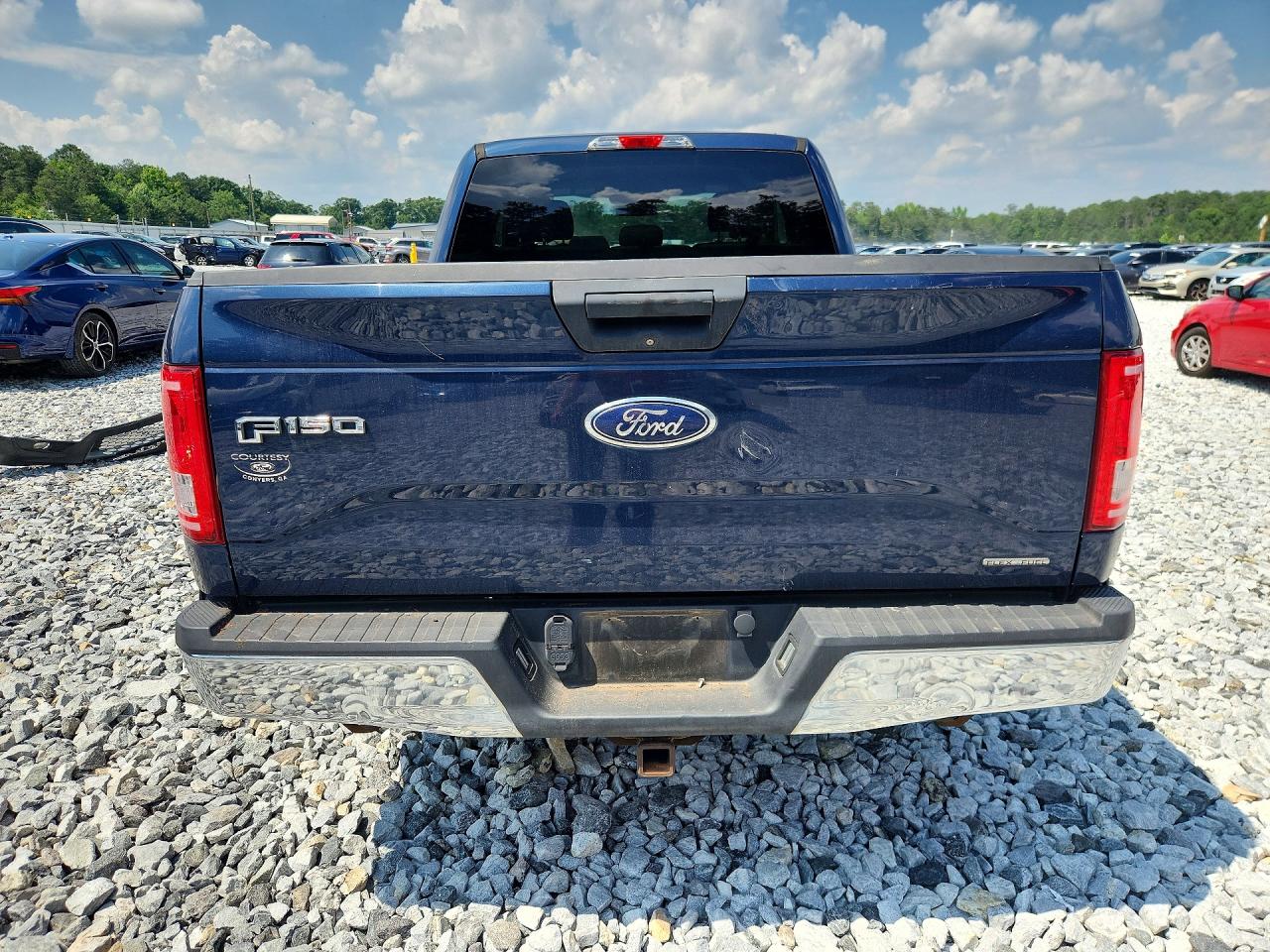 2015 Ford F150 Super Cab Blue vin: 1FTEX1C8XFFA48104