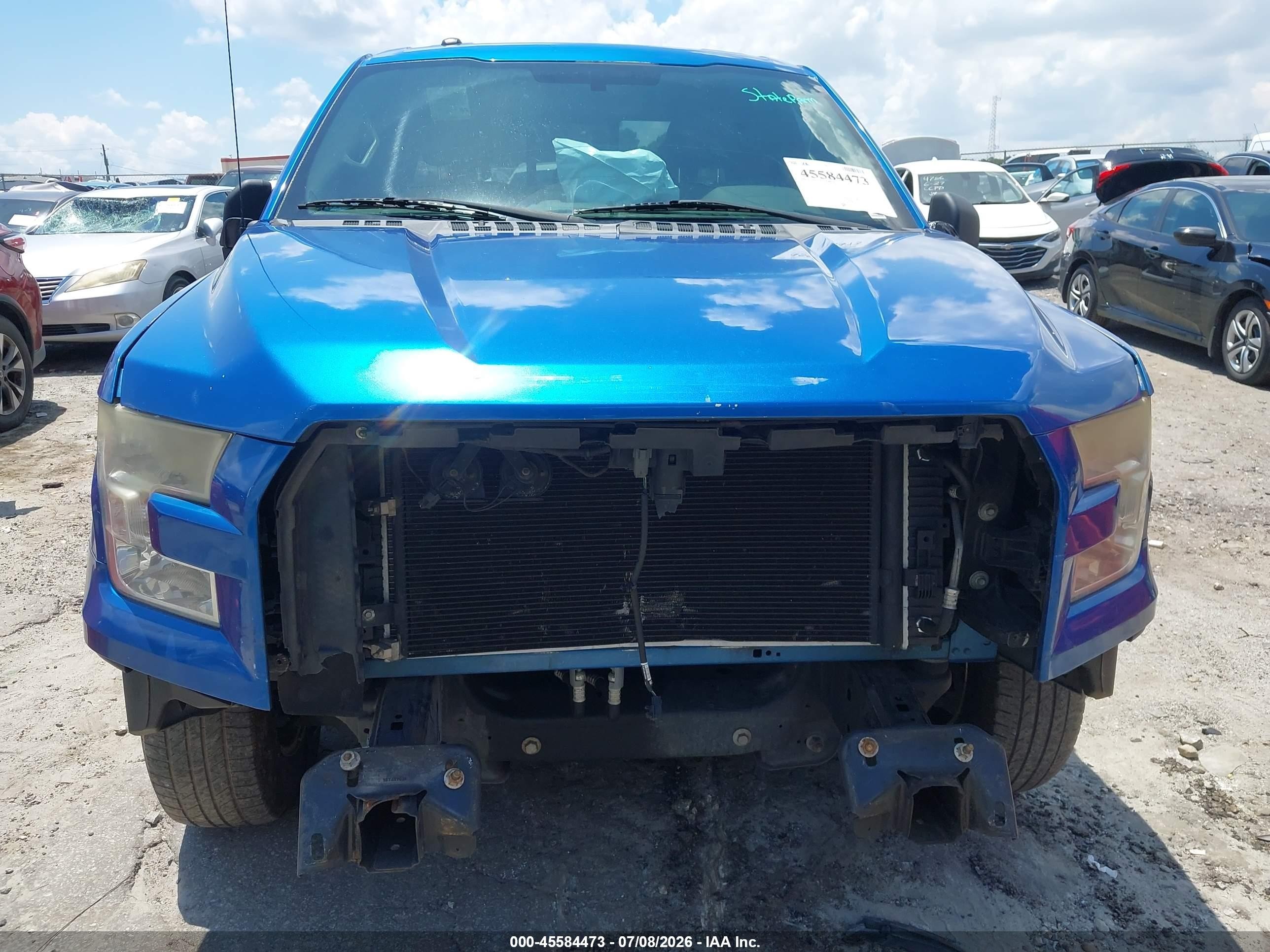 2015 Ford F-150 Xl/xlt Blue vin: 1FTEX1C8XFKD33103