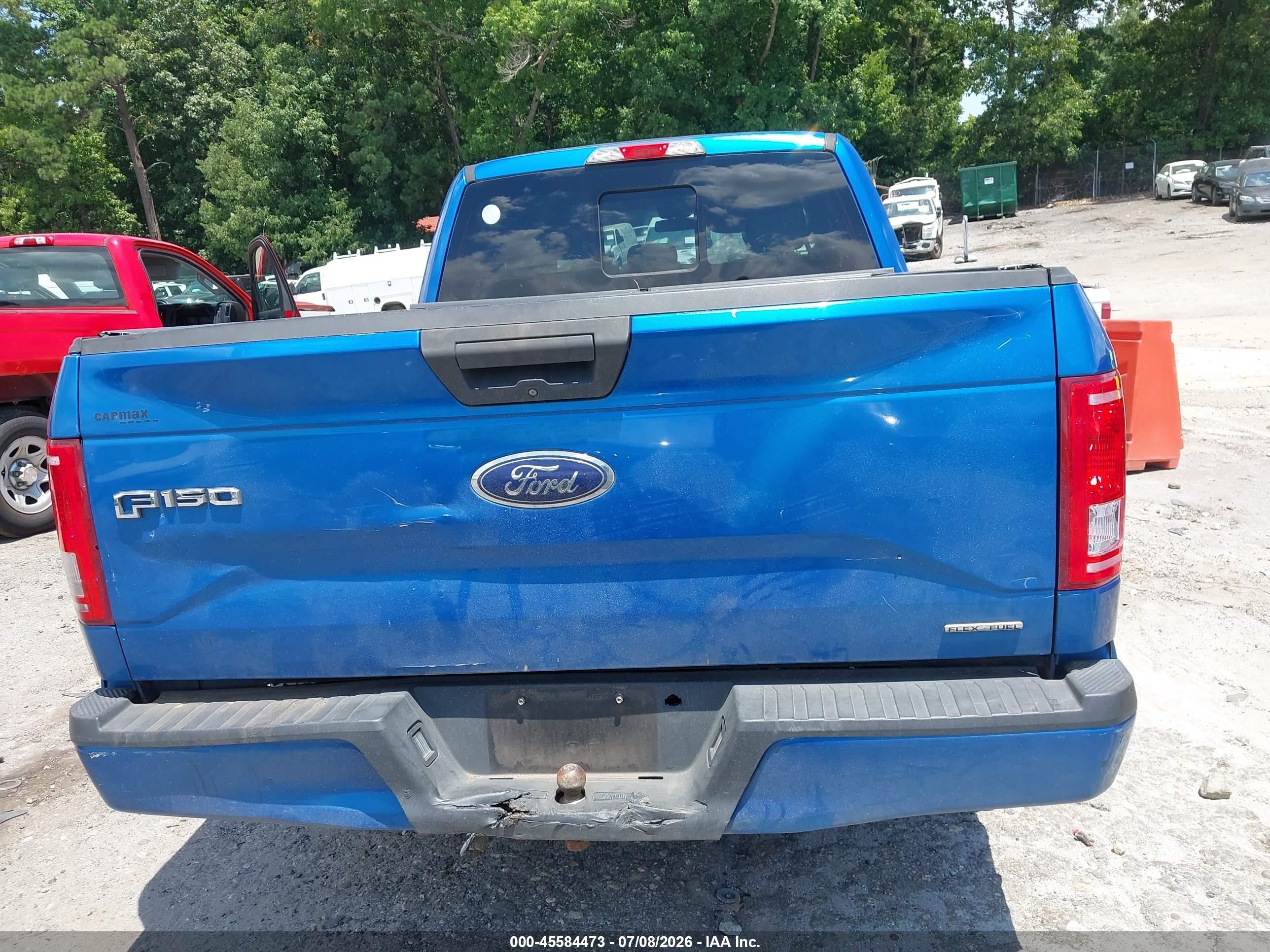 2015 Ford F-150 Xl/xlt Blue vin: 1FTEX1C8XFKD33103