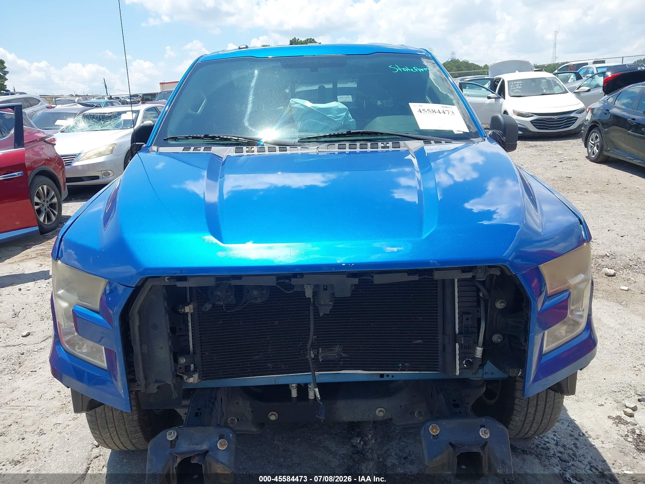 2015 Ford F-150 Xl/xlt Blue vin: 1FTEX1C8XFKD33103