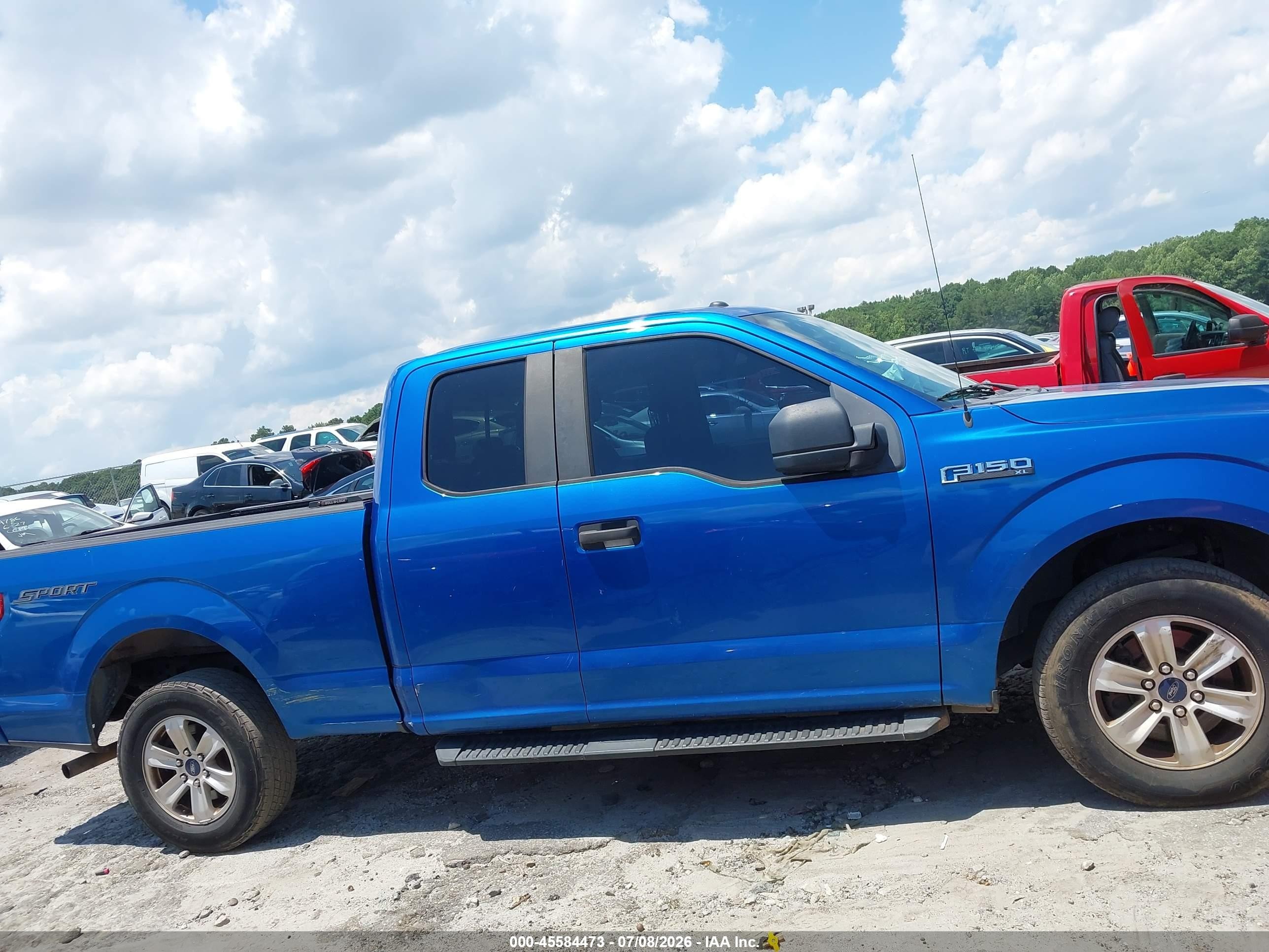 2015 Ford F-150 Xl/xlt Blue vin: 1FTEX1C8XFKD33103
