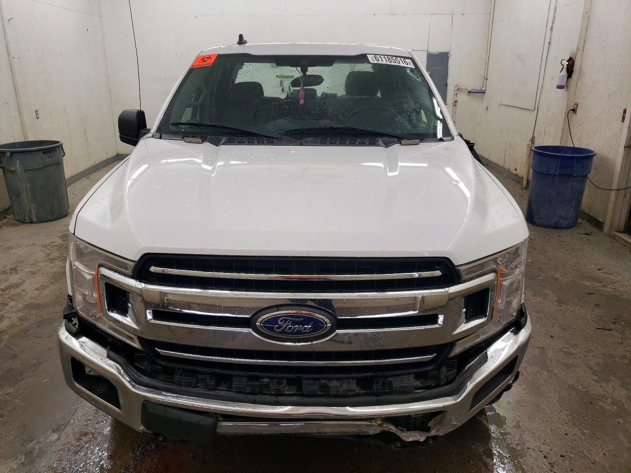 2019 Ford F150 Super Cab White vin: 1FTEX1CB0KKD64740