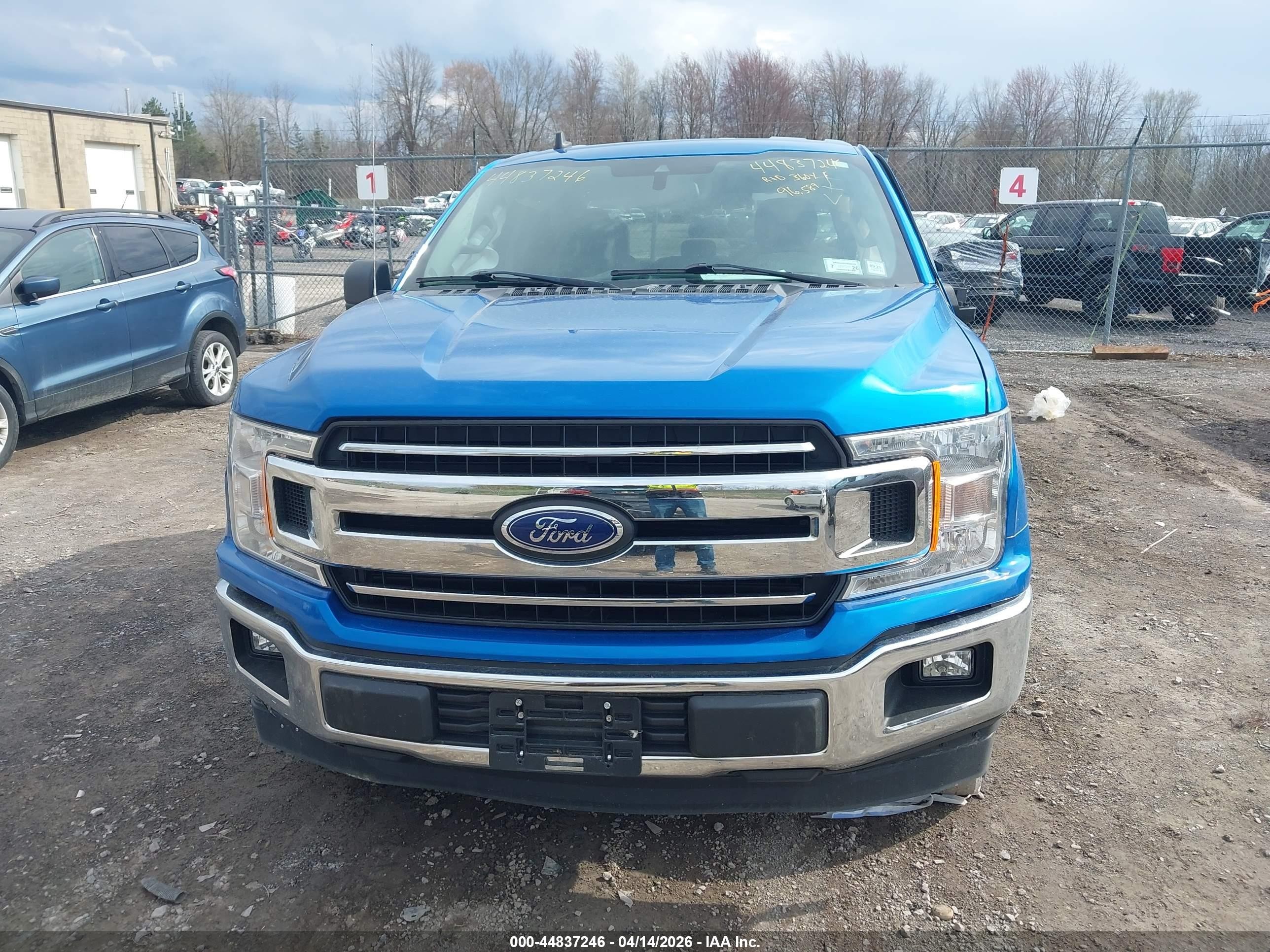 2019 Ford F-150 Xlt Blue vin: 1FTEX1CB4KFB65120
