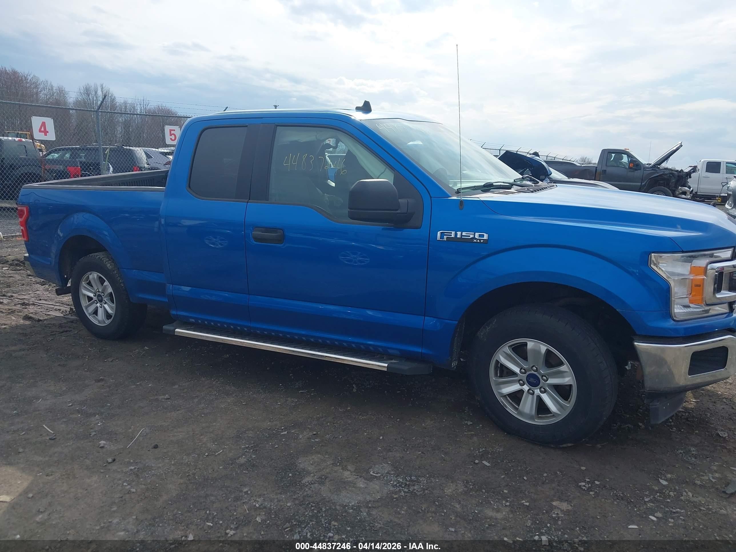2019 Ford F-150 Xlt Blue vin: 1FTEX1CB4KFB65120