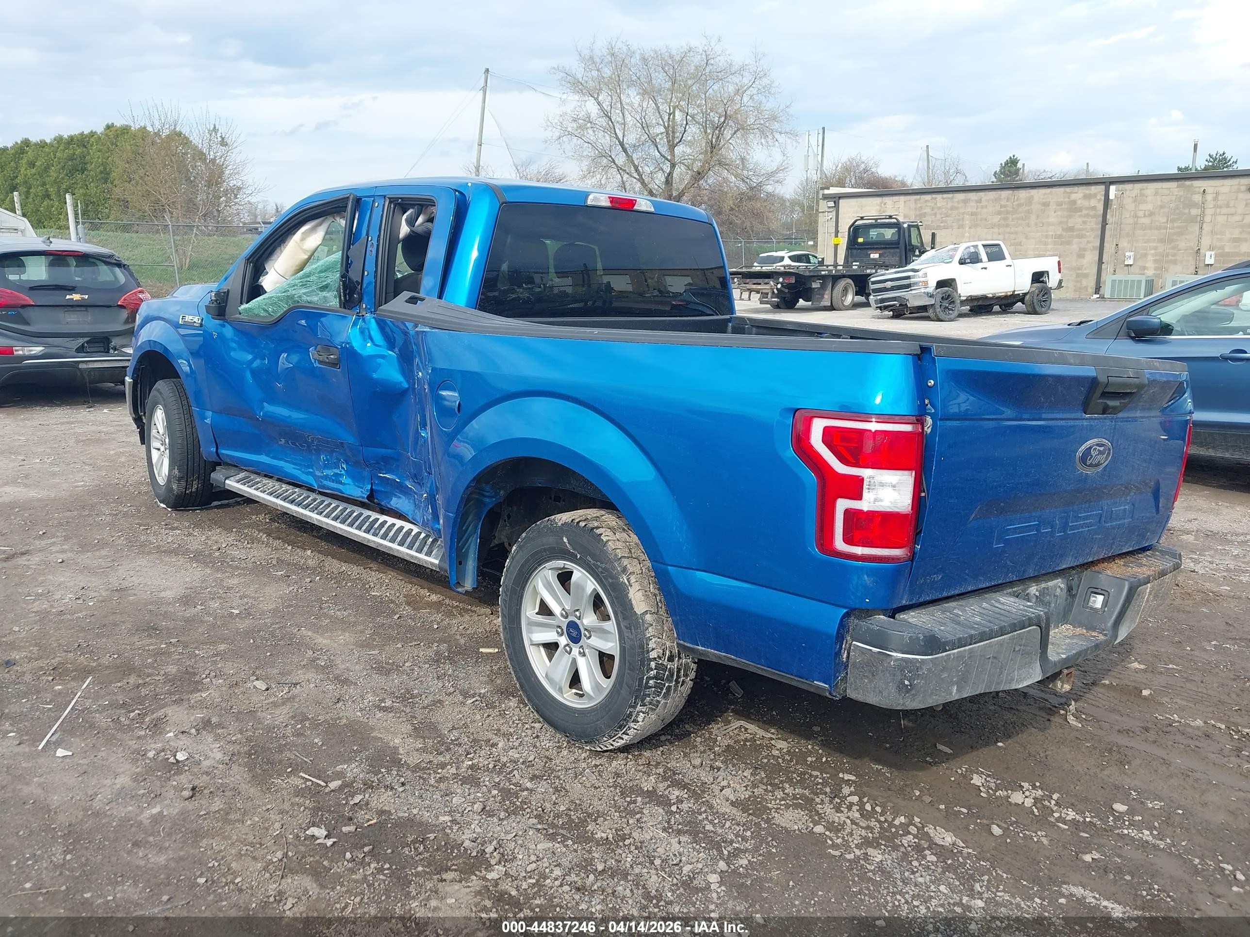 2019 Ford F-150 Xlt Blue vin: 1FTEX1CB4KFB65120