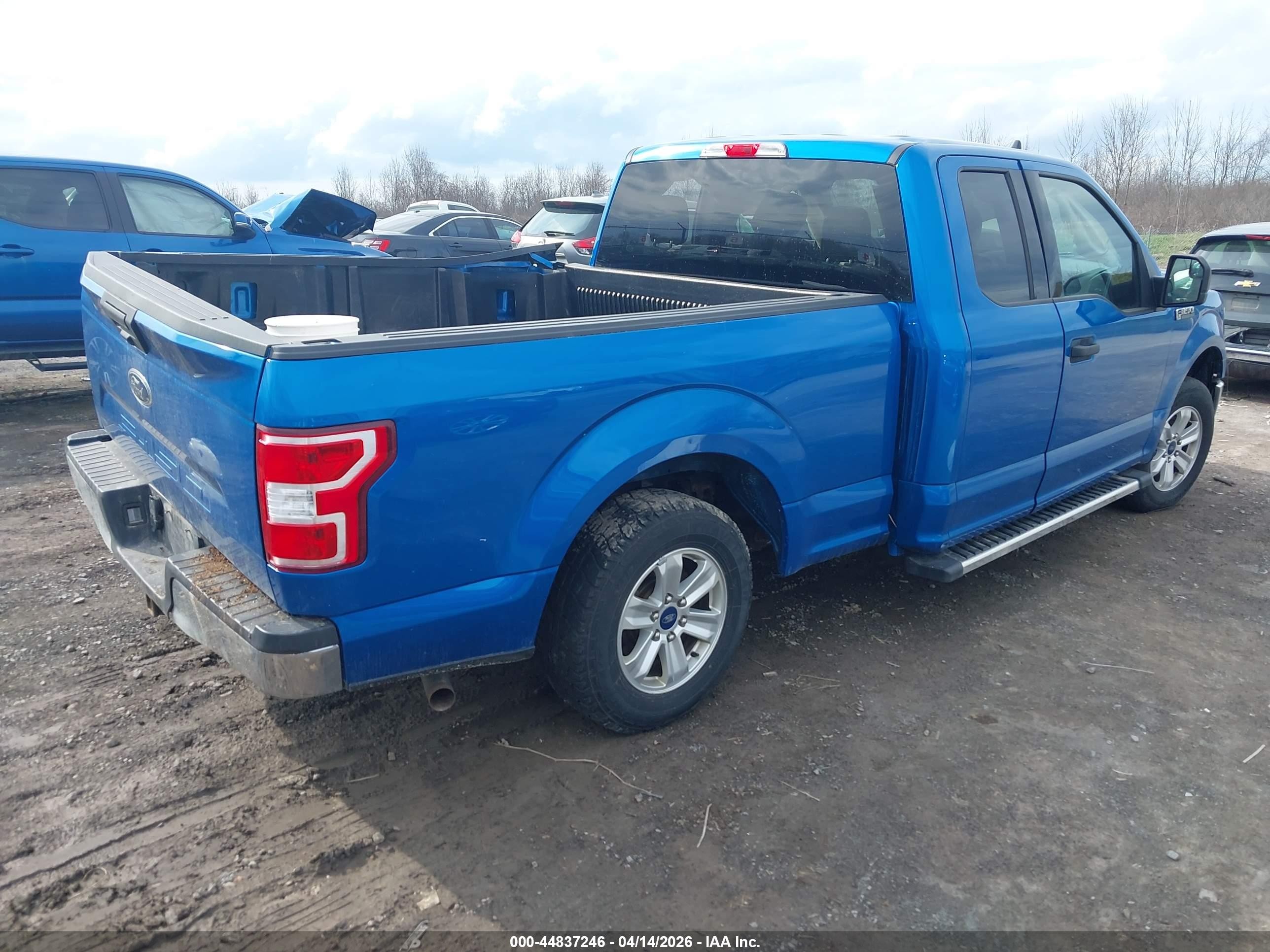 2019 Ford F-150 Xlt Blue vin: 1FTEX1CB4KFB65120
