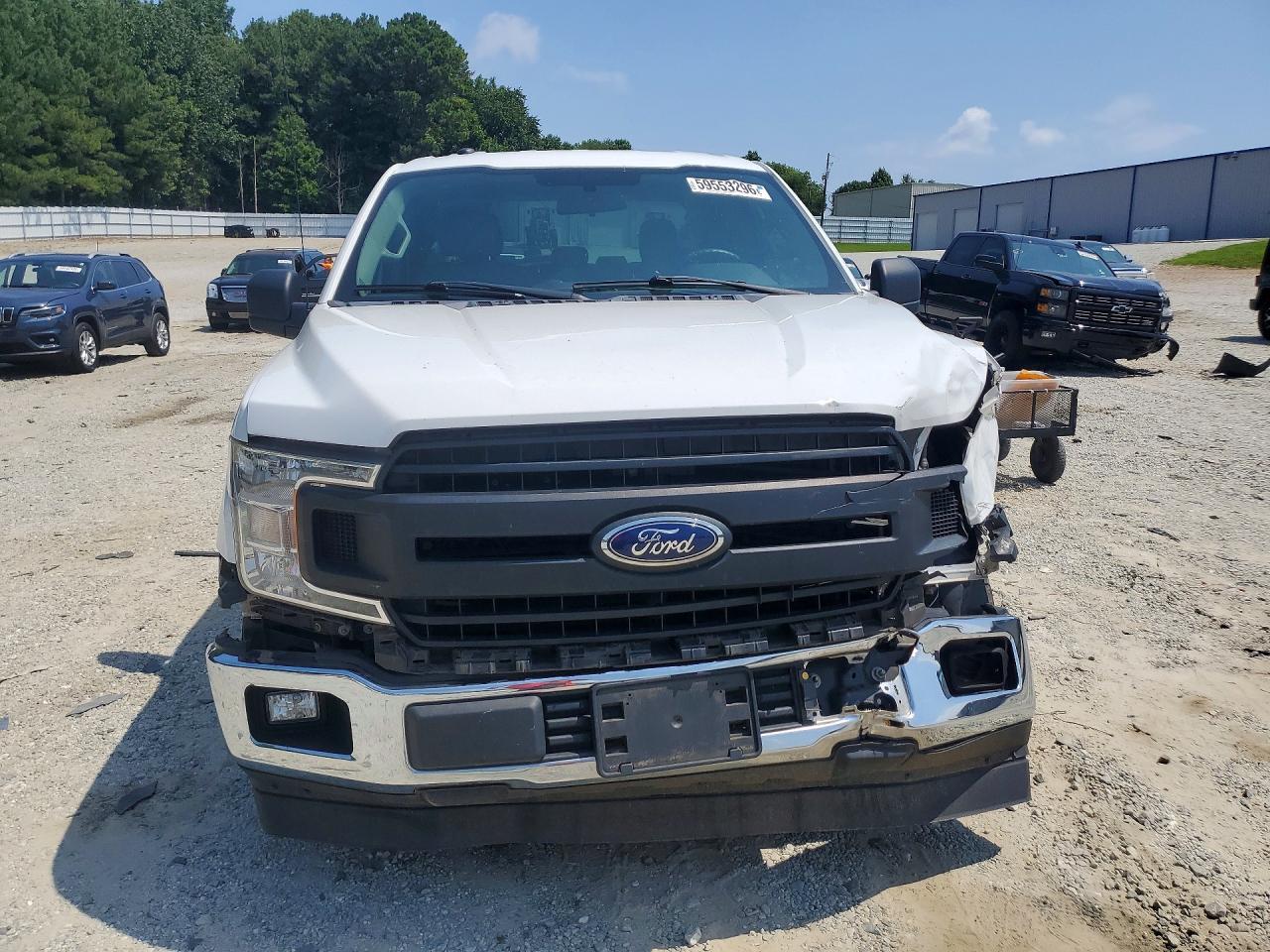2018 Ford F150 Super Cab White vin: 1FTEX1CB6JFC59692
