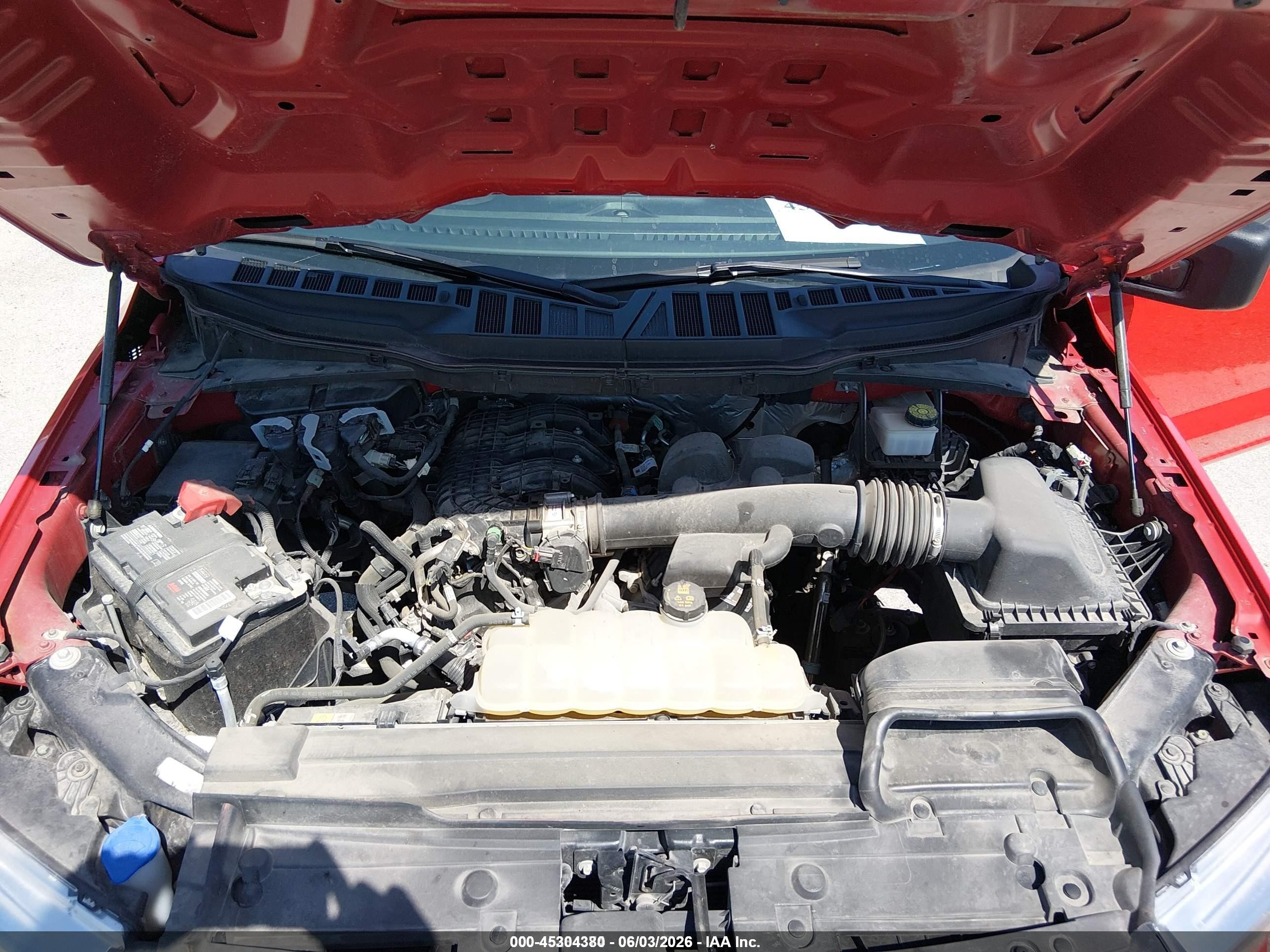 2021 Ford F-150 Xl Red vin: 1FTEX1CB7MKE08414