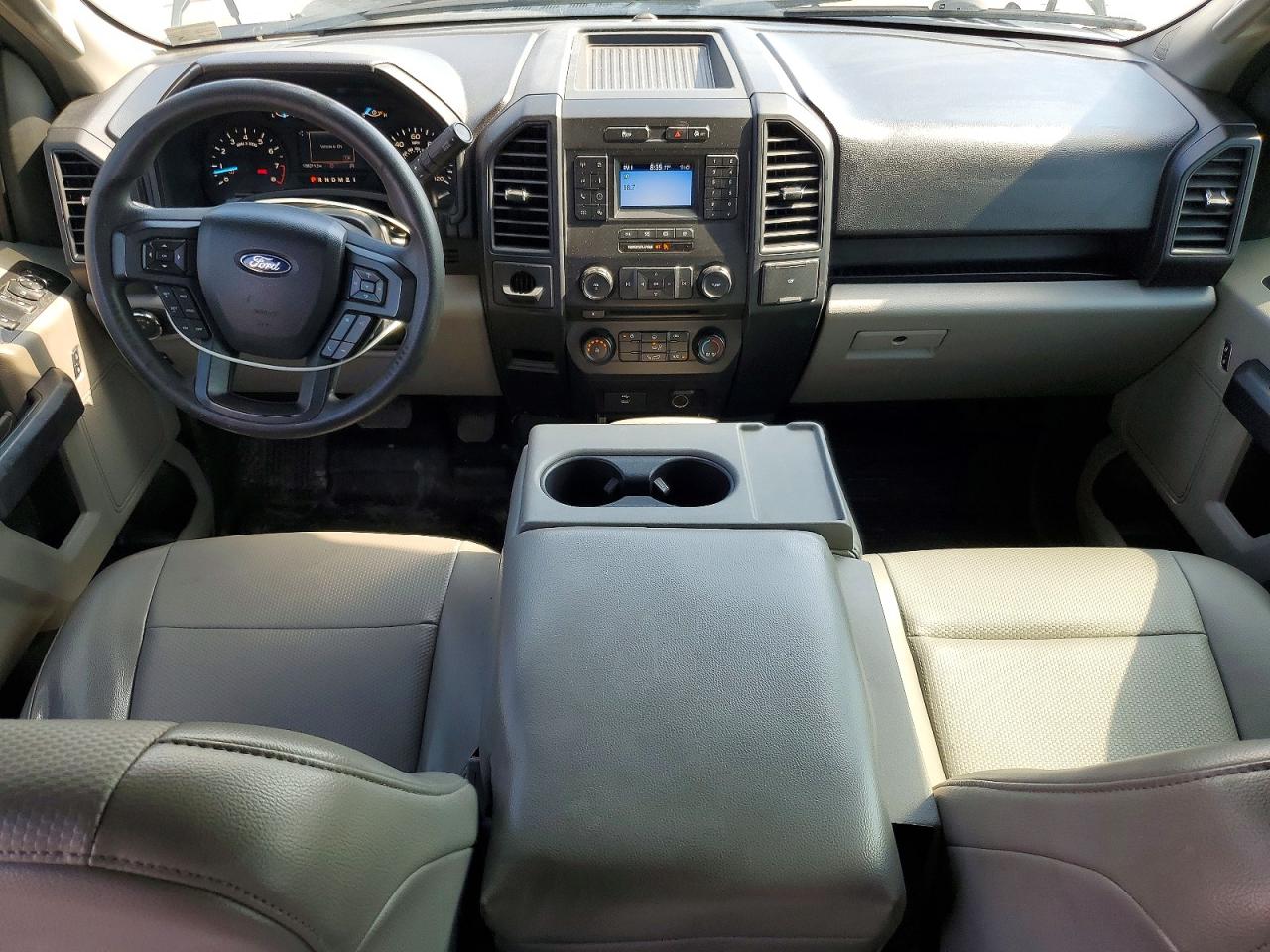 2018 Ford F150 Super Cab White vin: 1FTEX1CBXJFB73074