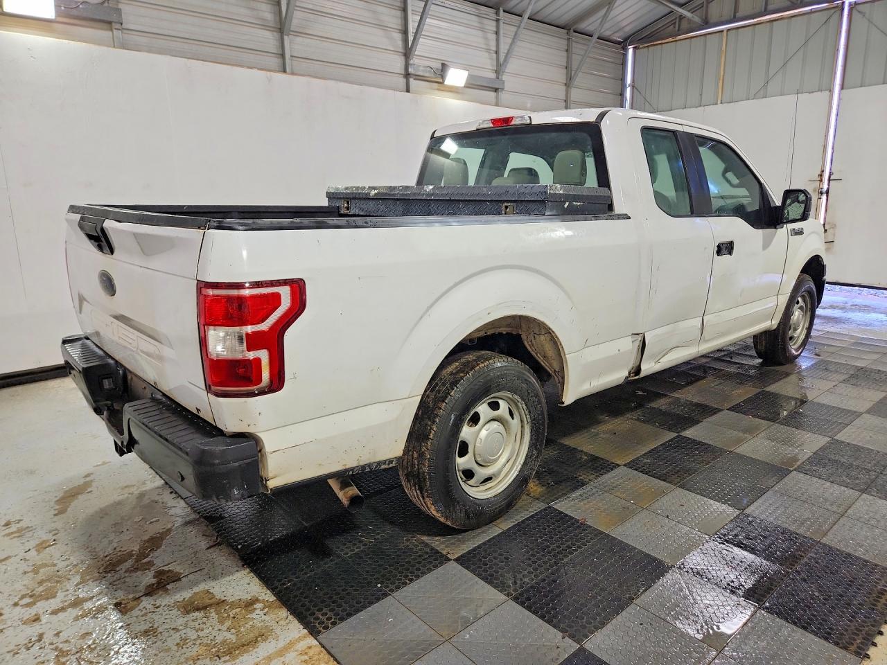 2019 Ford F150 Super Cab Белый vin: 1FTEX1CBXKKD47900
