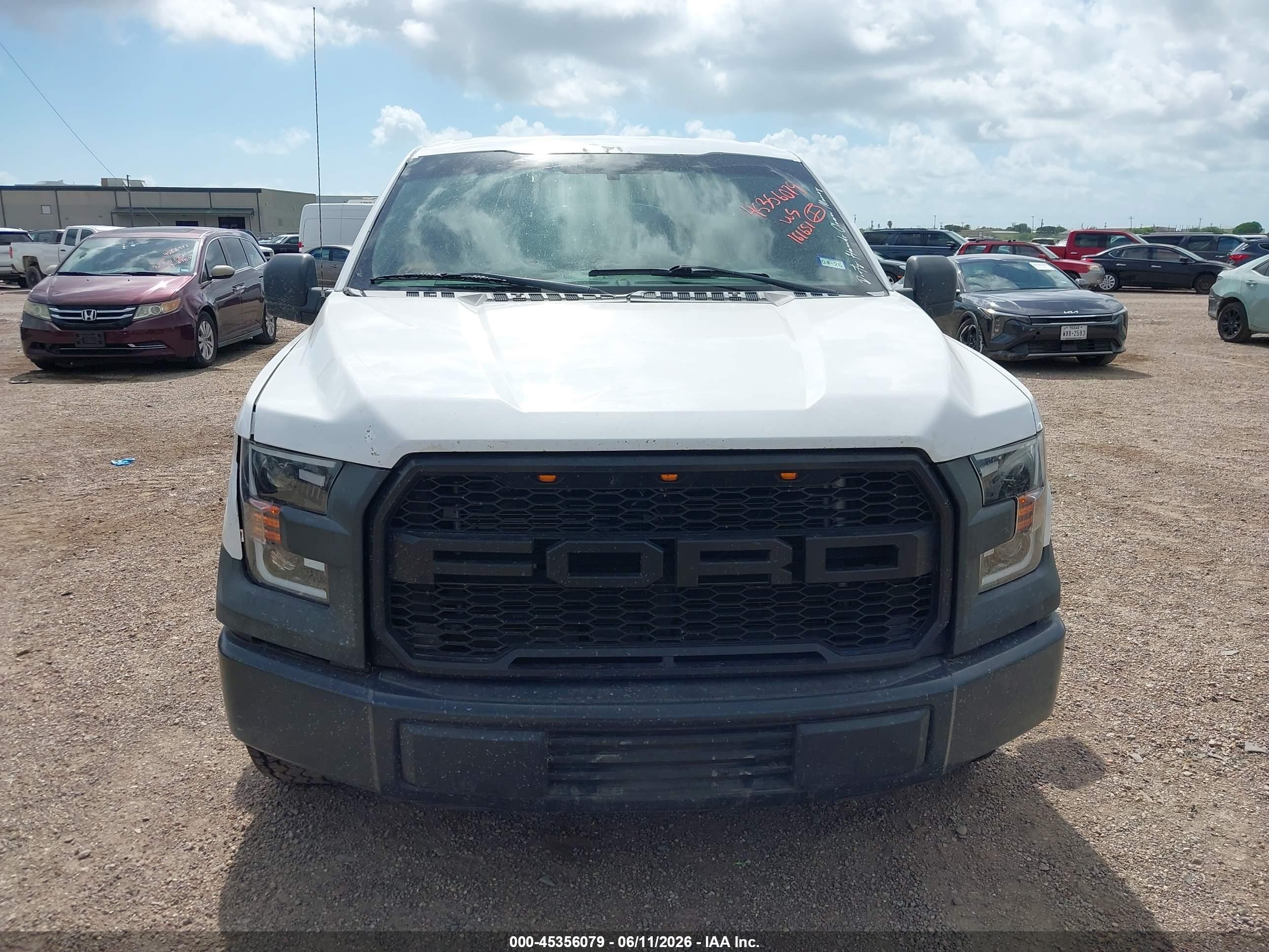 2015 Ford F-150 Xl White vin: 1FTEX1CF1FKD50127