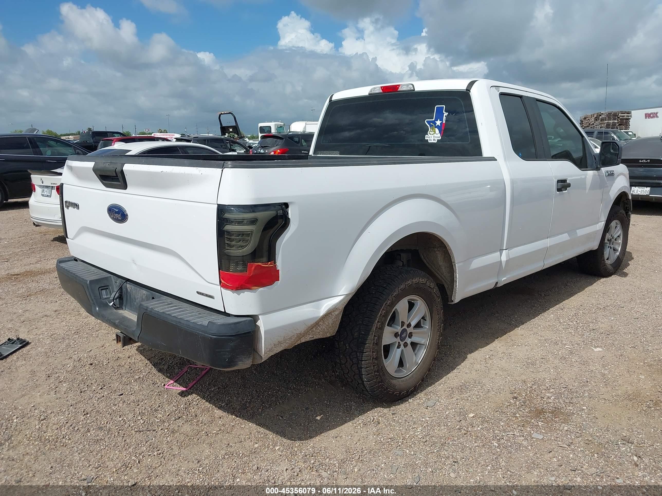 2015 Ford F-150 Xl White vin: 1FTEX1CF1FKD50127