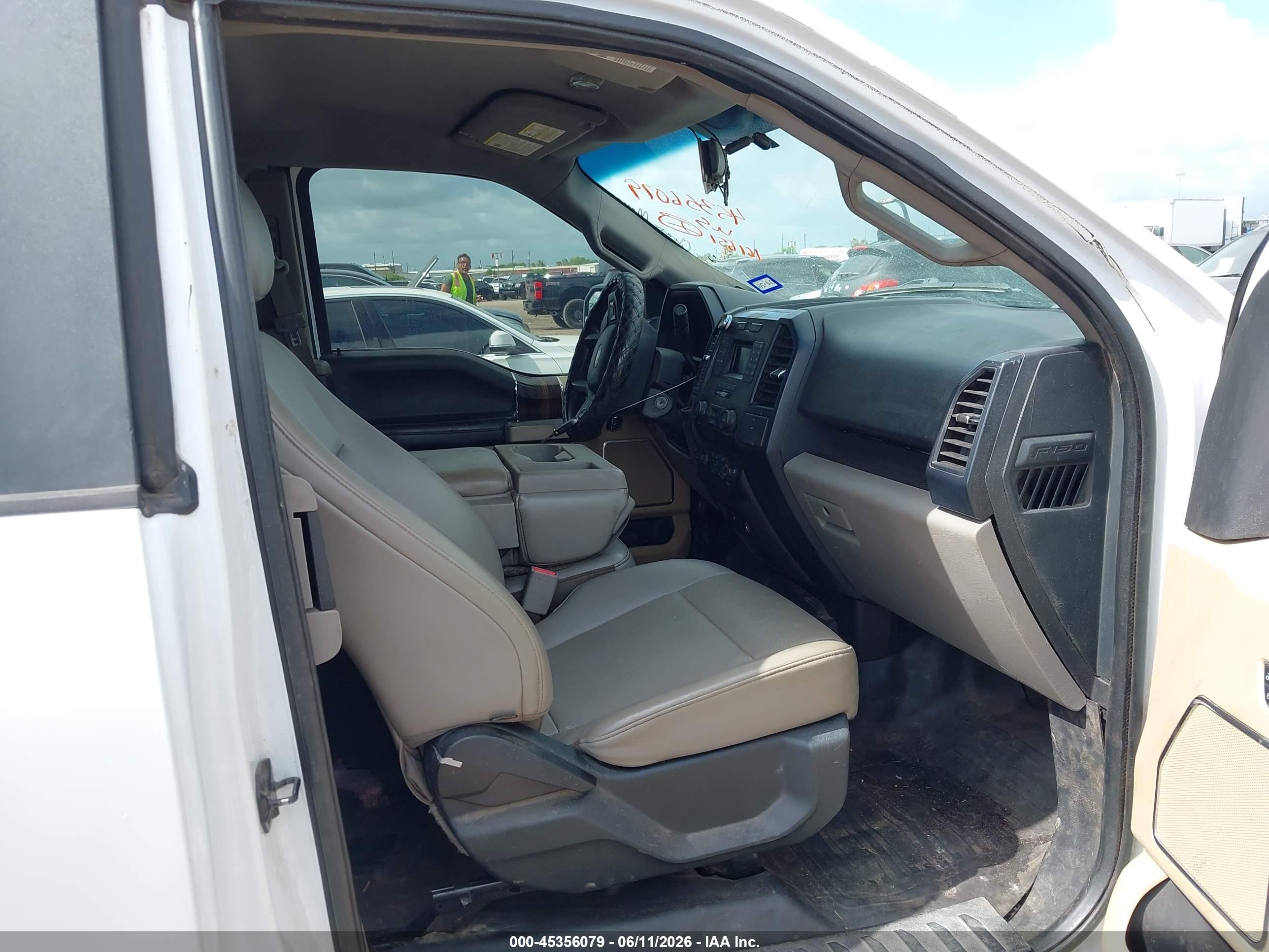 2015 Ford F-150 Xl White vin: 1FTEX1CF1FKD50127