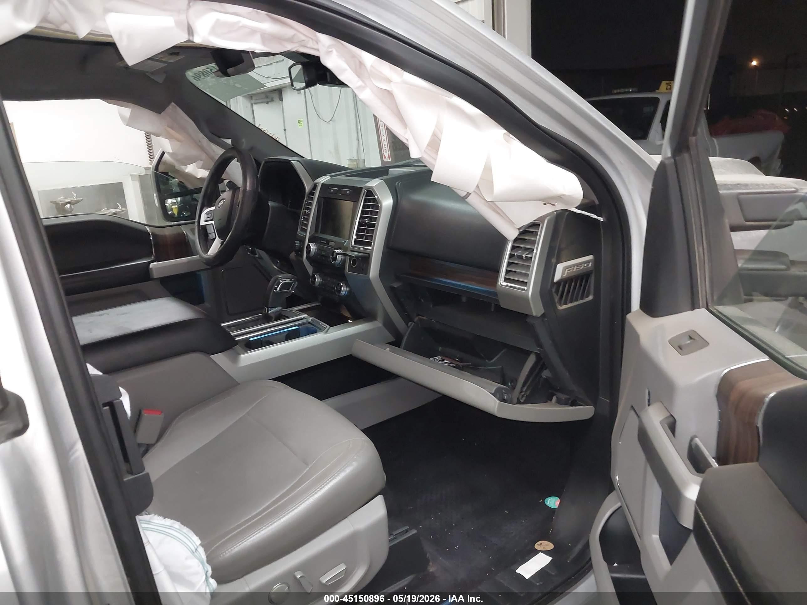 2015 Ford F-150 Lariat Gray vin: 1FTEX1CF1FKE66010