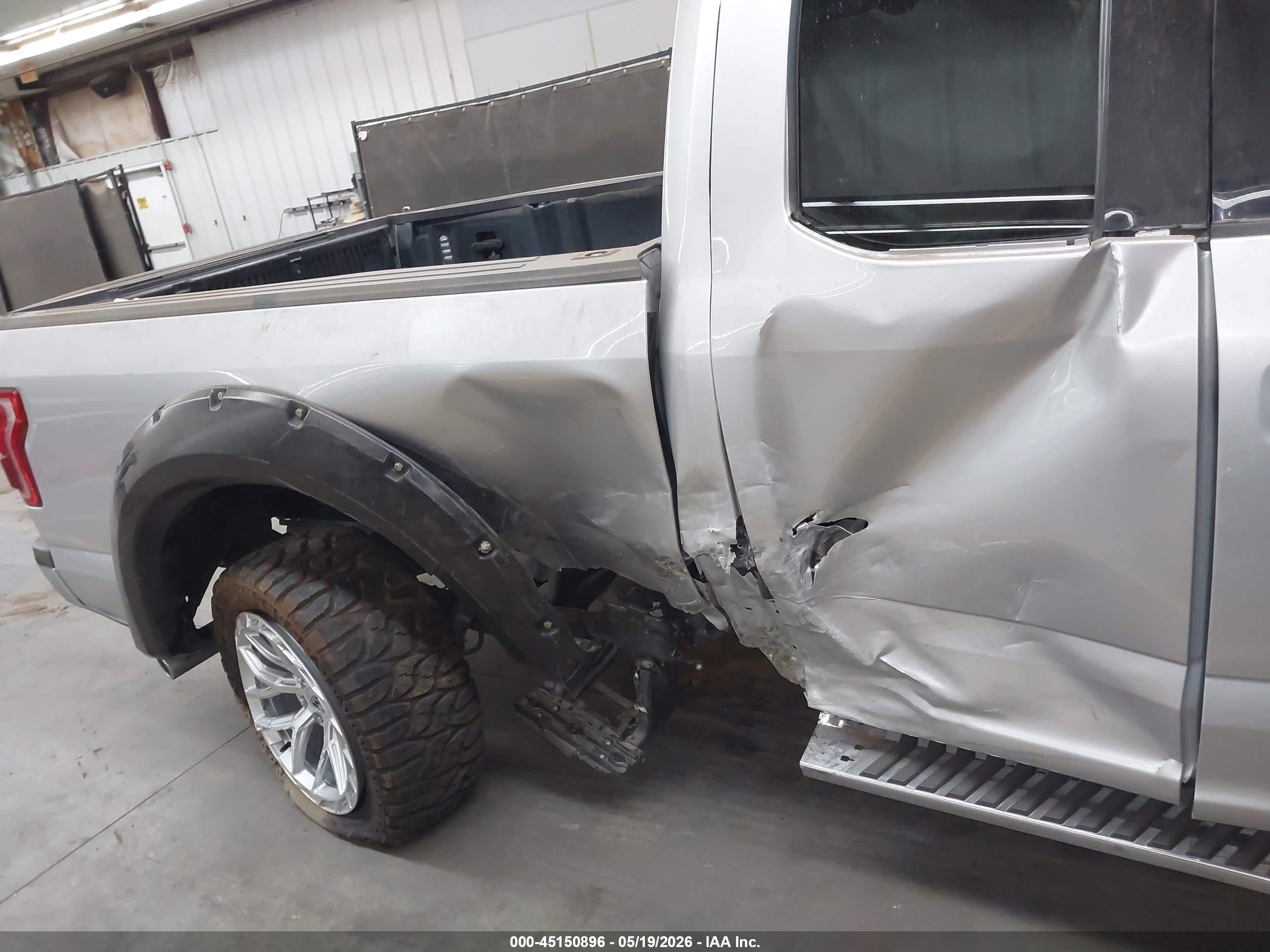 2015 Ford F-150 Lariat Gray vin: 1FTEX1CF1FKE66010
