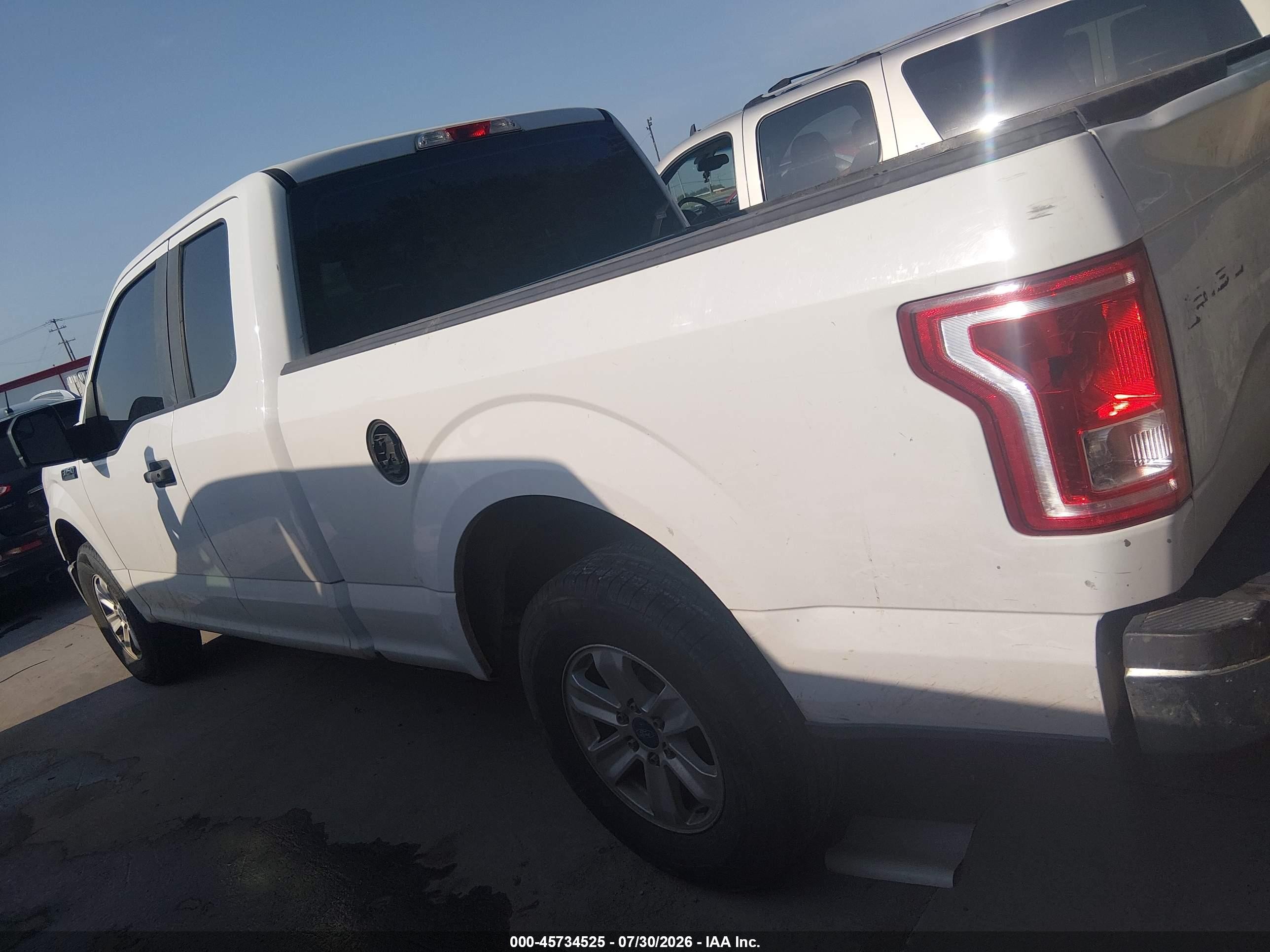 2015 Ford F-150 Xl White vin: 1FTEX1CF3FFA29229