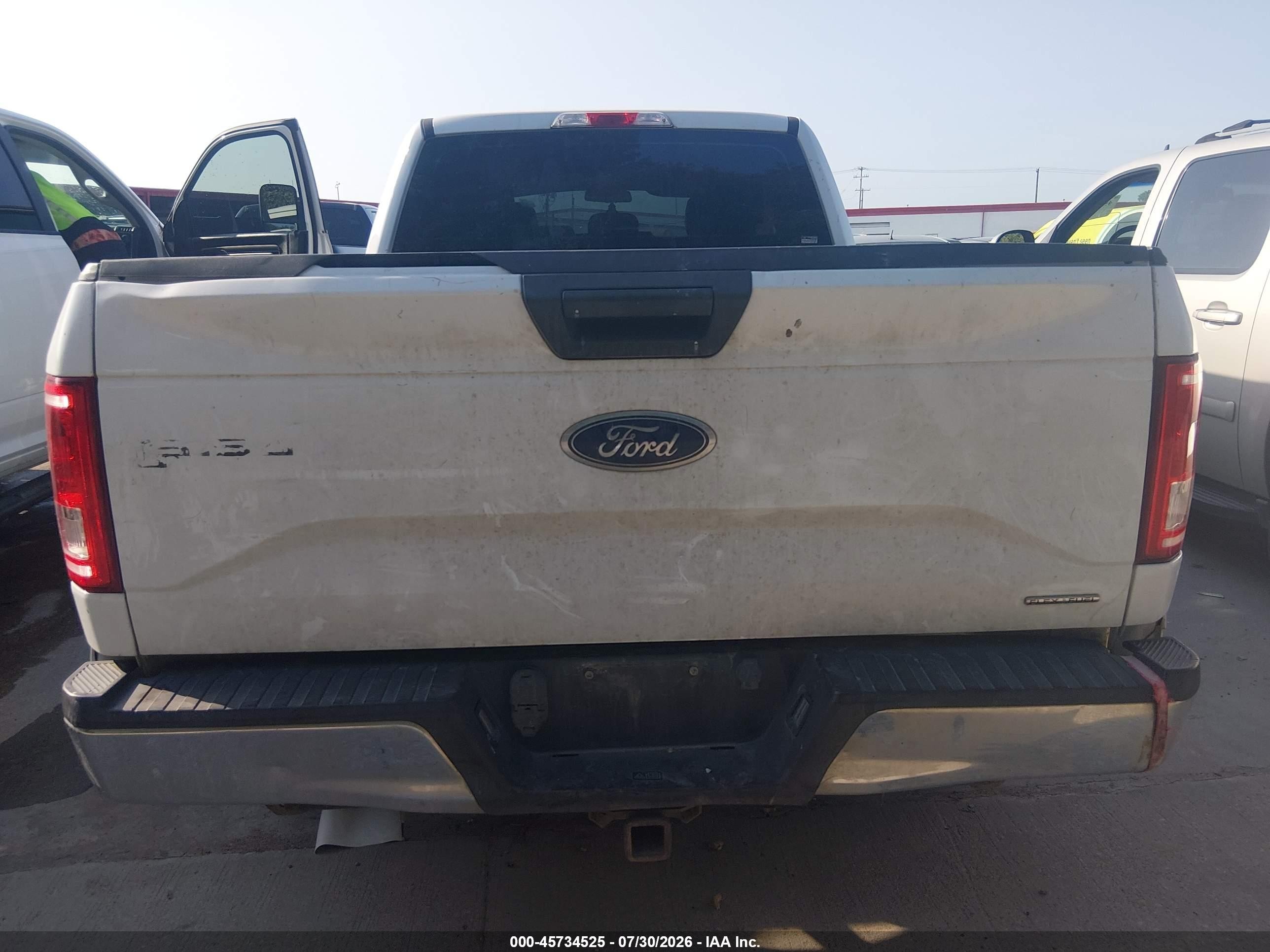 2015 Ford F-150 Xl White vin: 1FTEX1CF3FFA29229