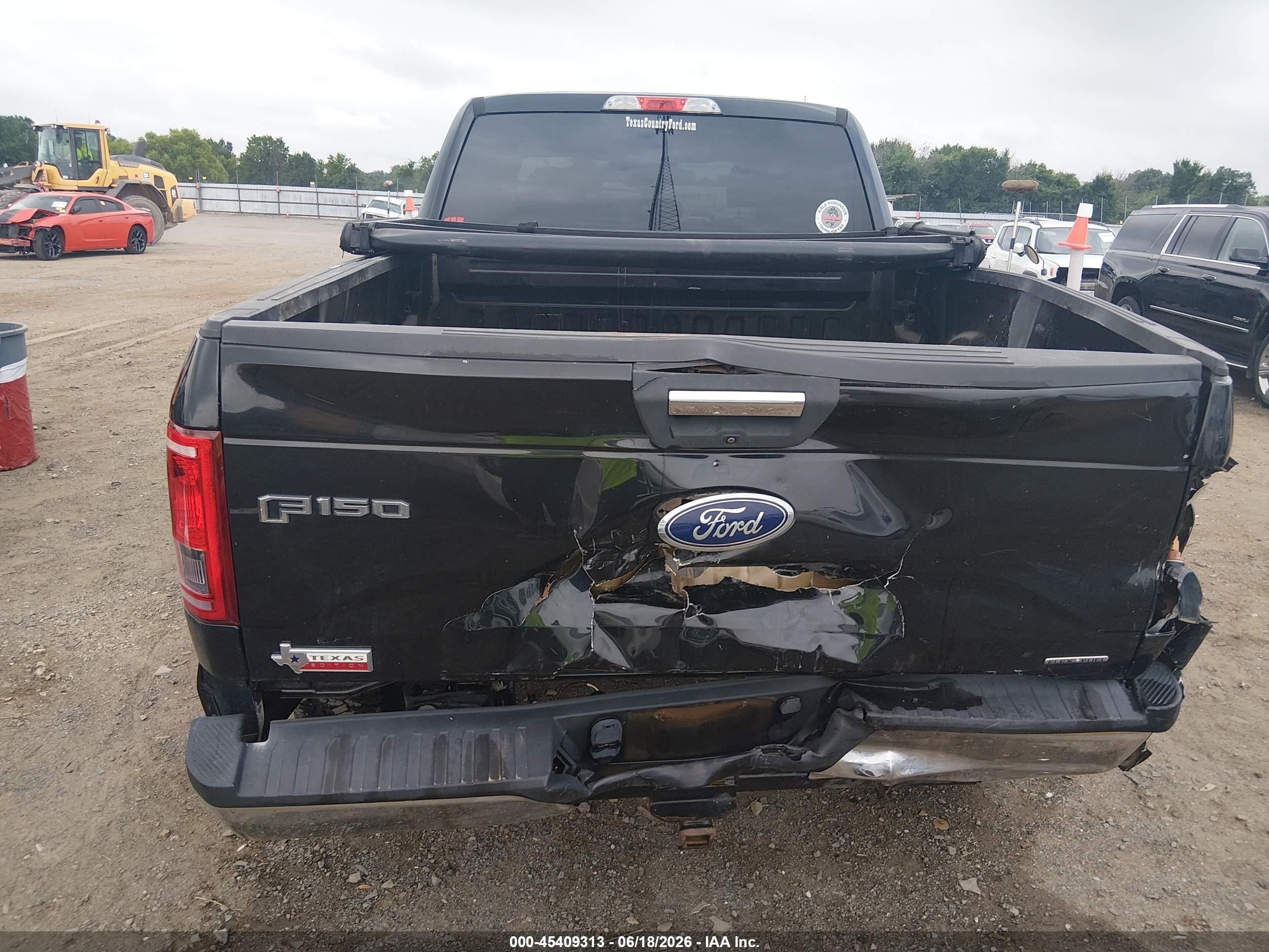 2015 Ford F-150 Xlt Black vin: 1FTEX1CF3FKE48690