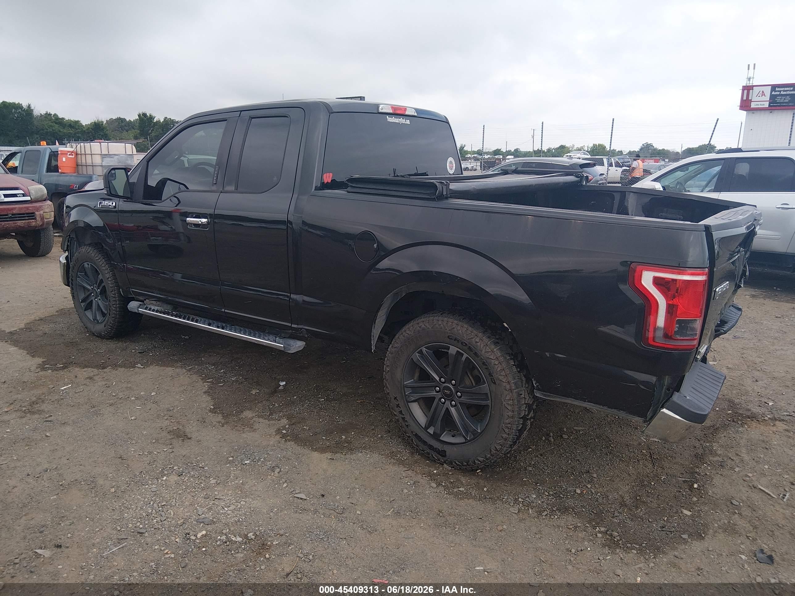 2015 Ford F-150 Xlt Black vin: 1FTEX1CF3FKE48690