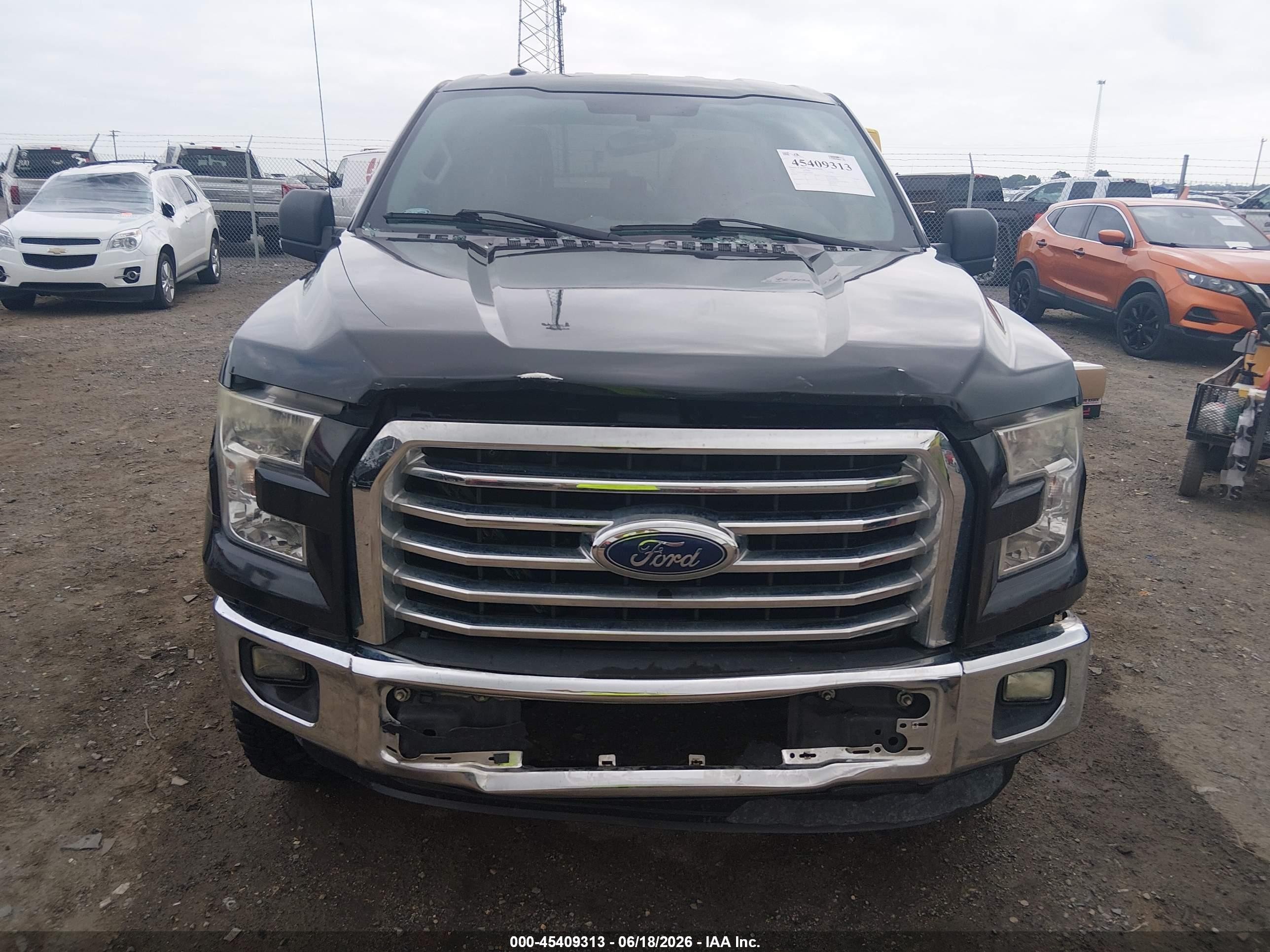 2015 Ford F-150 Xlt Black vin: 1FTEX1CF3FKE48690