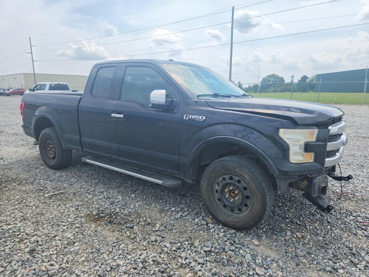 2015 Ford F150 Super Cab Black vin: 1FTEX1CF4FFB55325