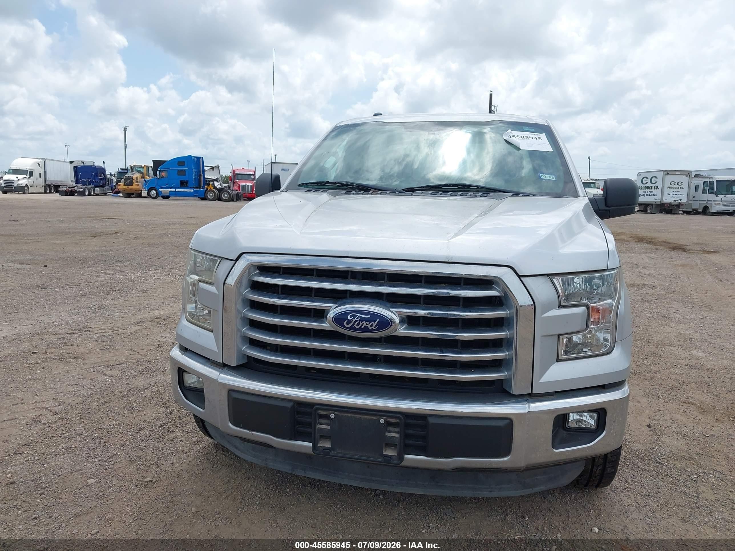 2015 Ford F-150 Xlt Silver vin: 1FTEX1CF5FFA99265