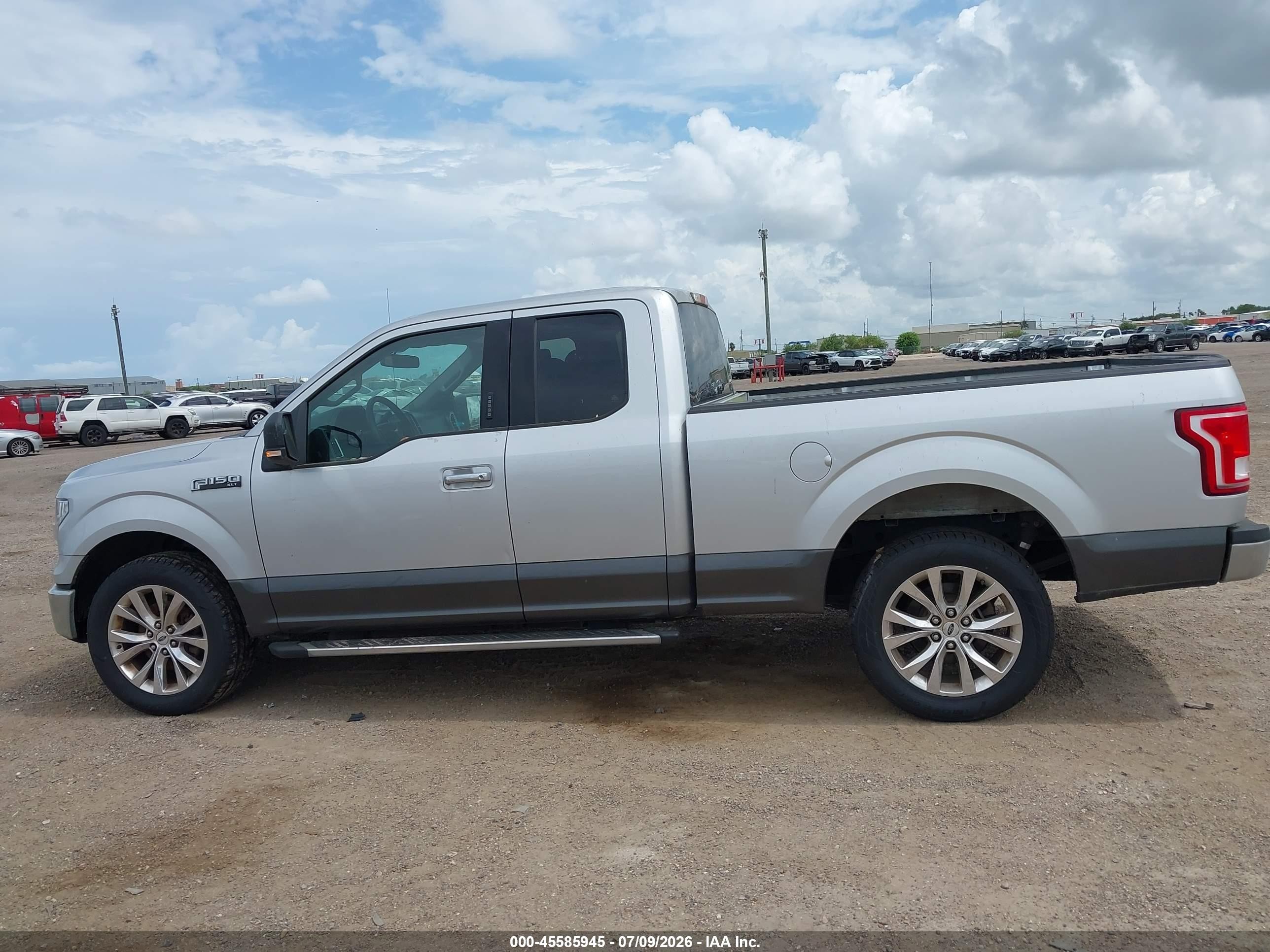 2015 Ford F-150 Xlt Silver vin: 1FTEX1CF5FFA99265