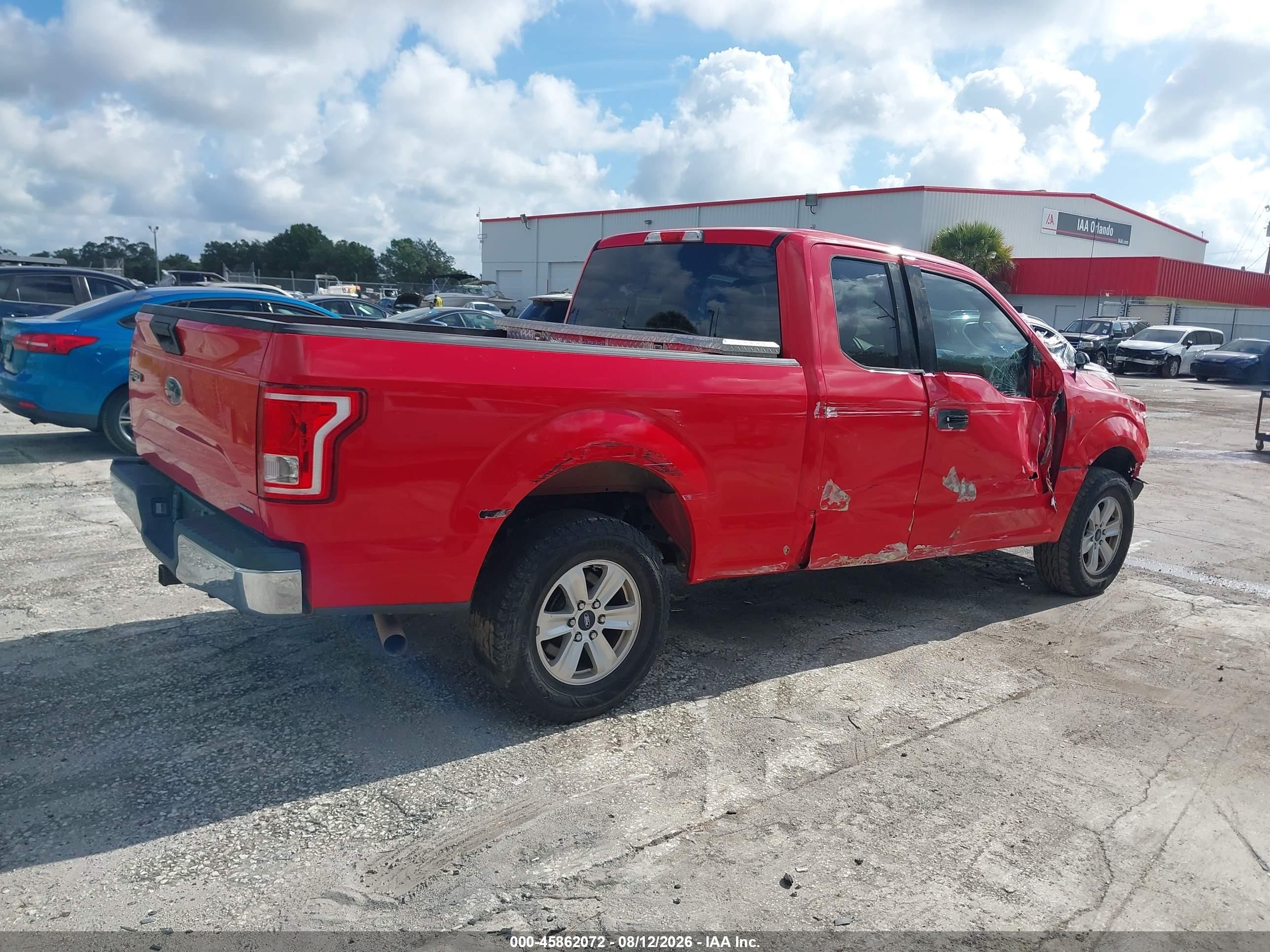2015 Ford F-150 Xlt Red vin: 1FTEX1CF5FFC70435