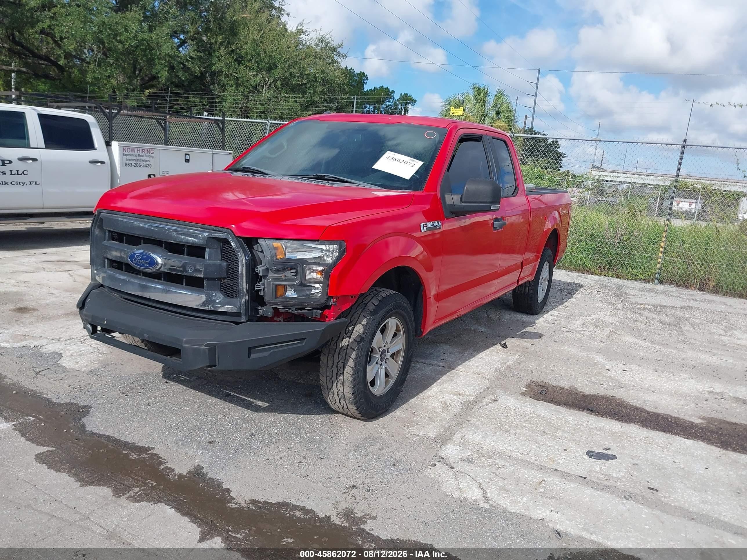2015 Ford F-150 Xlt Red vin: 1FTEX1CF5FFC70435