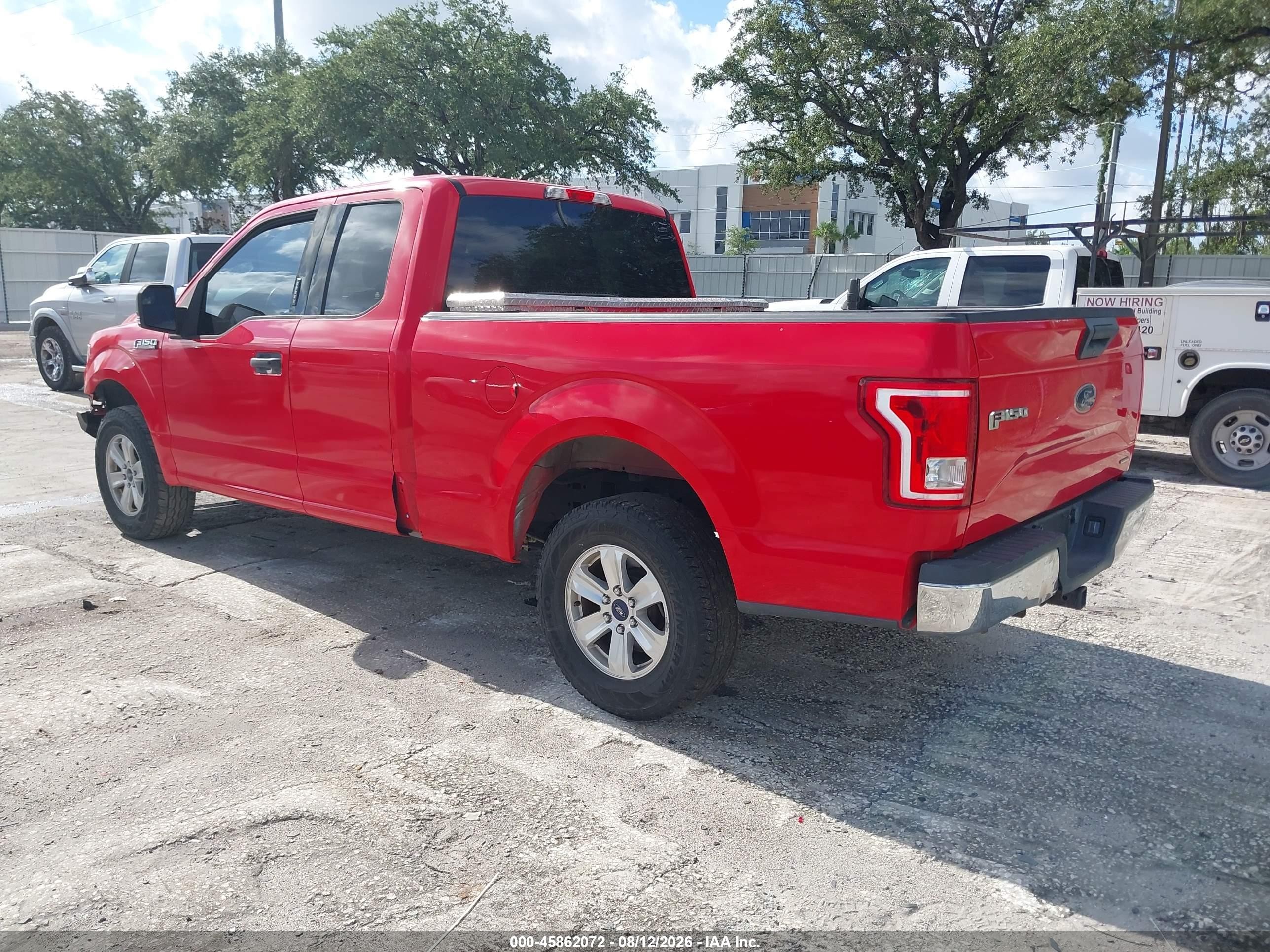 2015 Ford F-150 Xlt Red vin: 1FTEX1CF5FFC70435