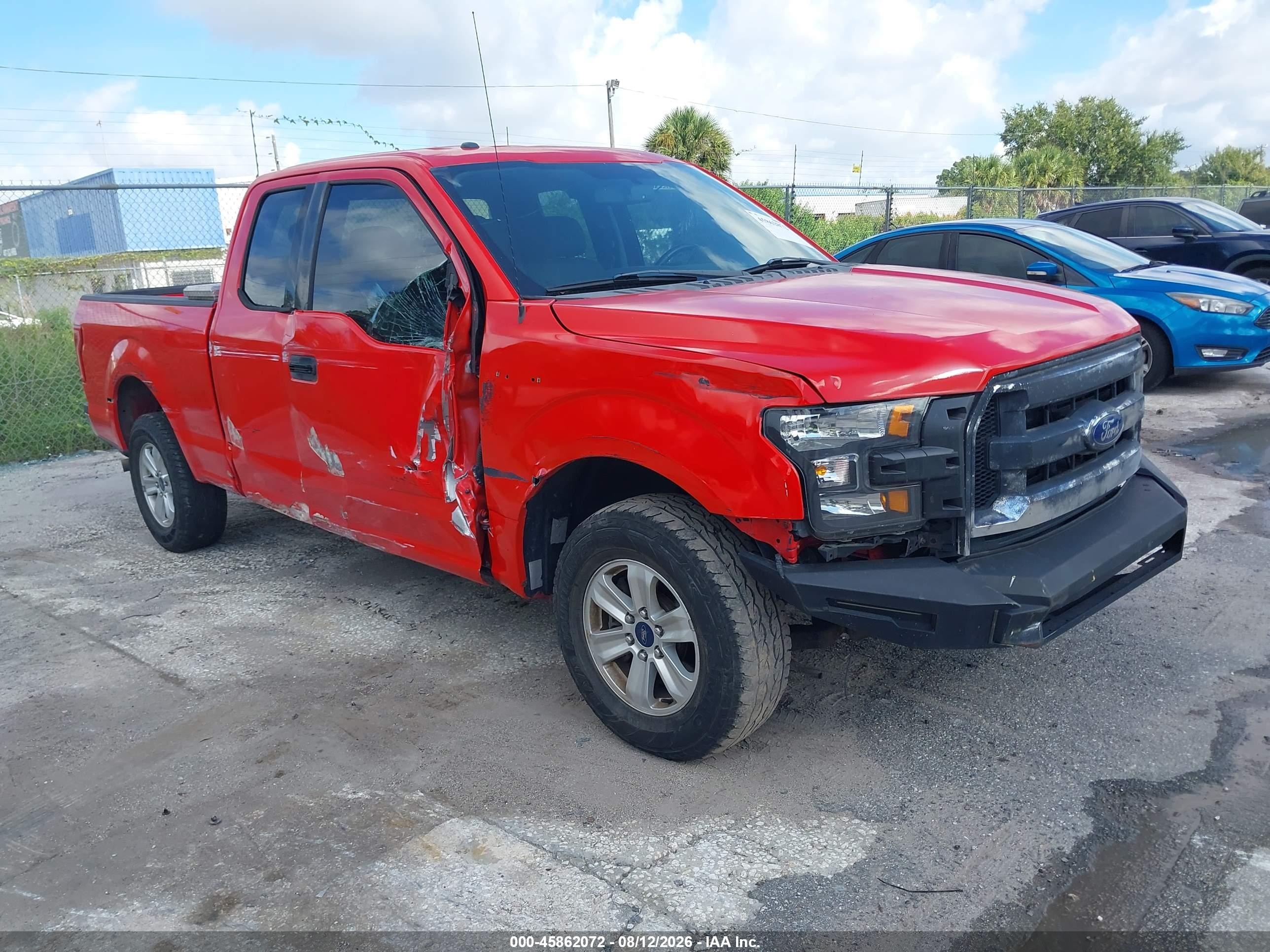 2015 Ford F-150 Xlt Red vin: 1FTEX1CF5FFC70435