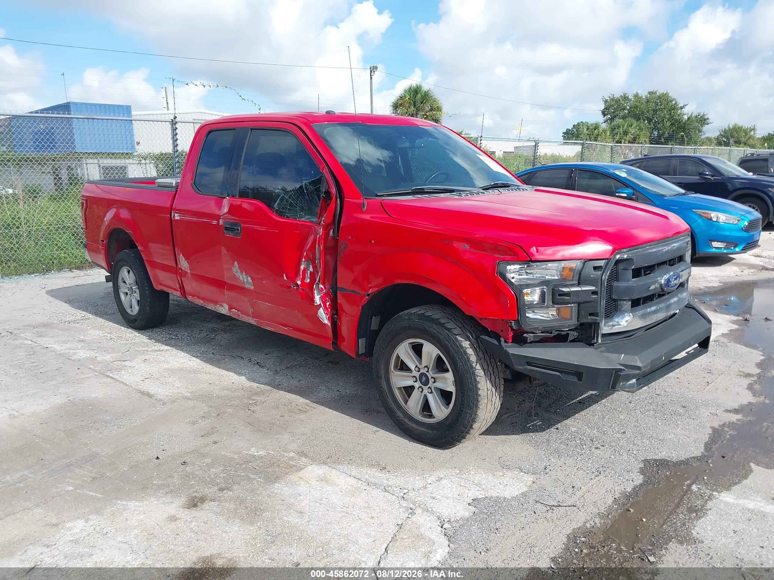 2015 Ford F-150 Xlt Red vin: 1FTEX1CF5FFC70435