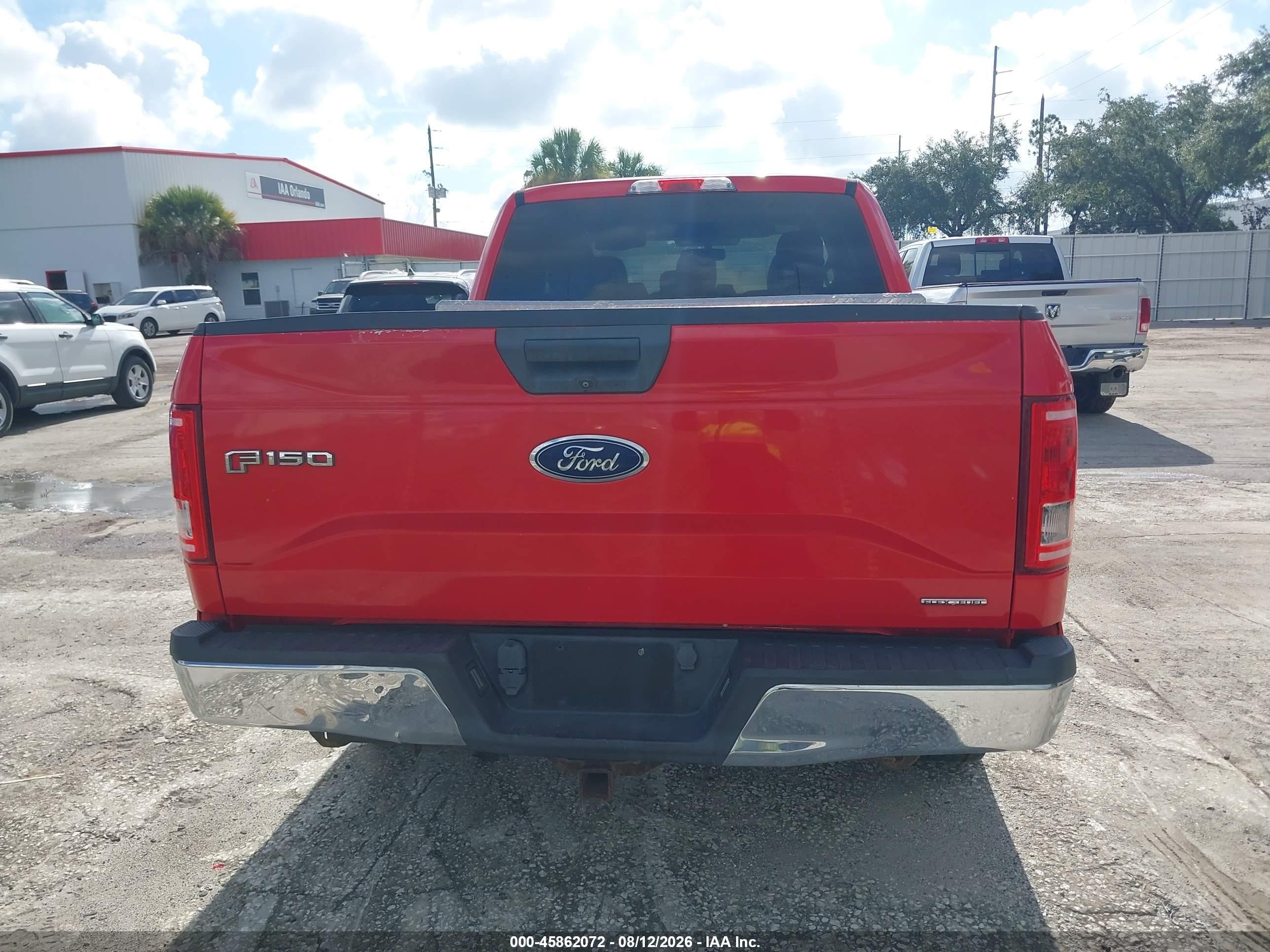 2015 Ford F-150 Xlt Red vin: 1FTEX1CF5FFC70435