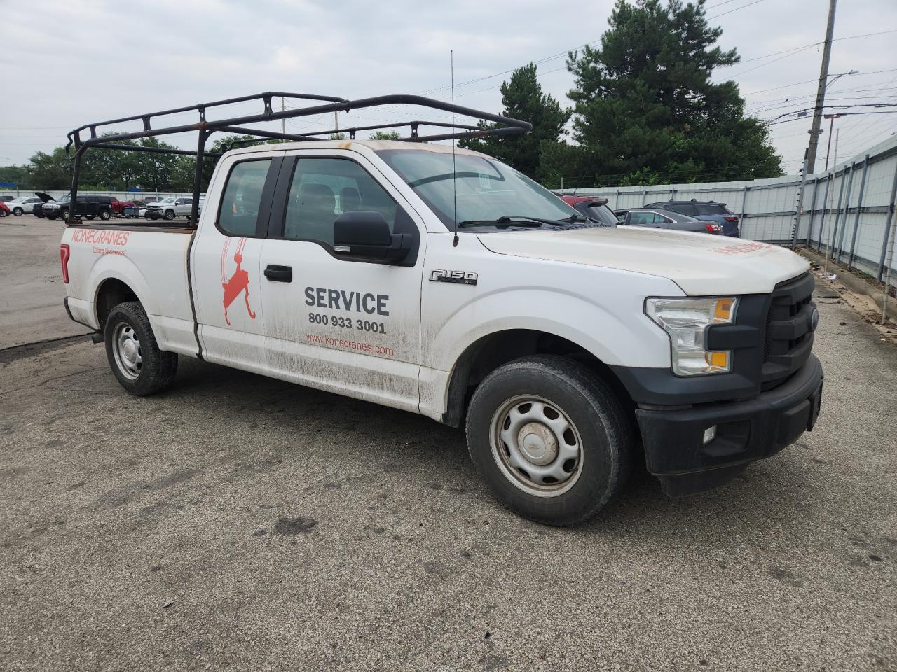 2015 Ford F150 Super Cab White vin: 1FTEX1CF5FKD21925 Damage: Overall Vehicle, De-Identify, Removal Required