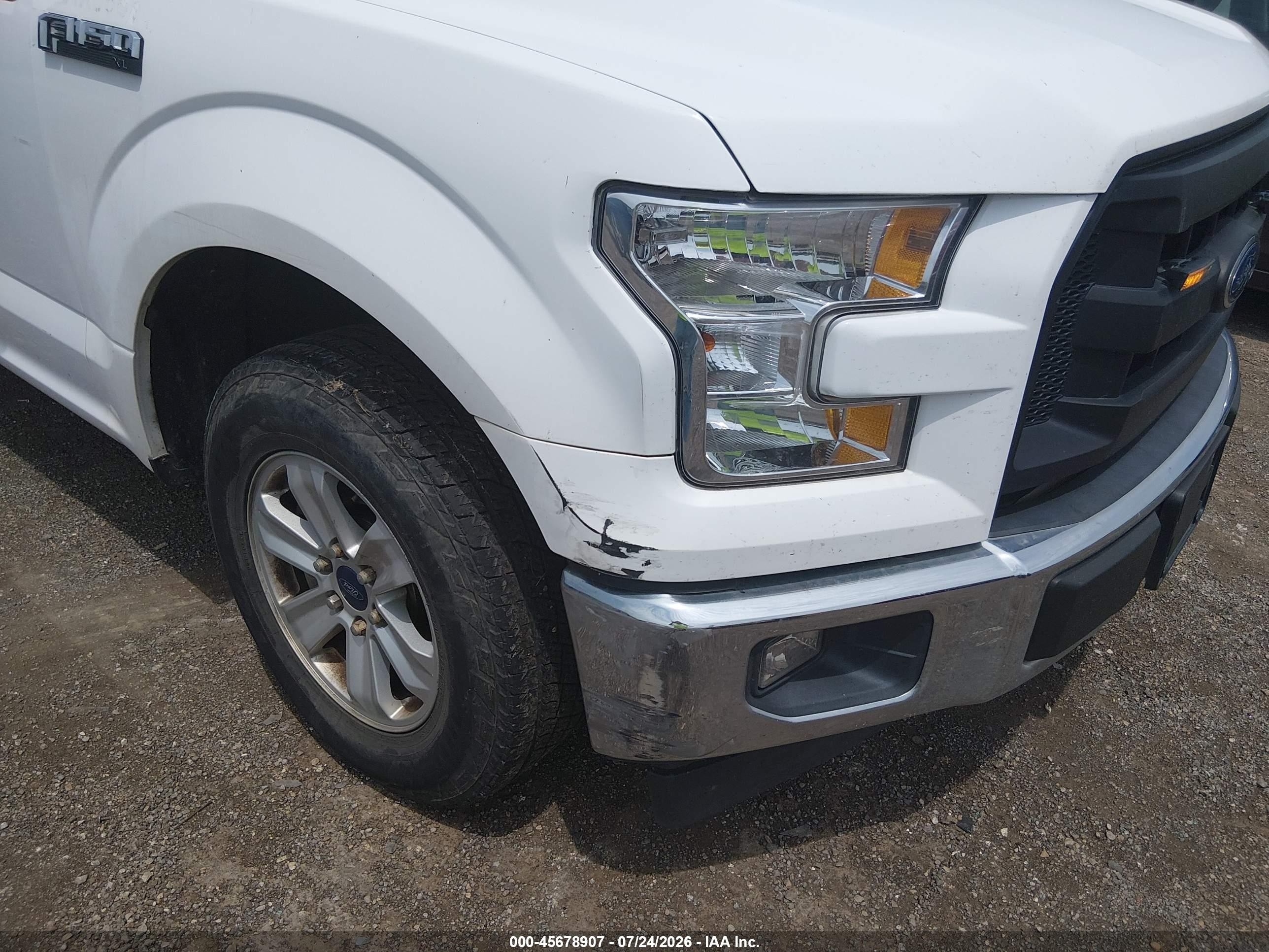 2015 Ford F-150 Lariat/xl/xlt White vin: 1FTEX1CF6FKE51986