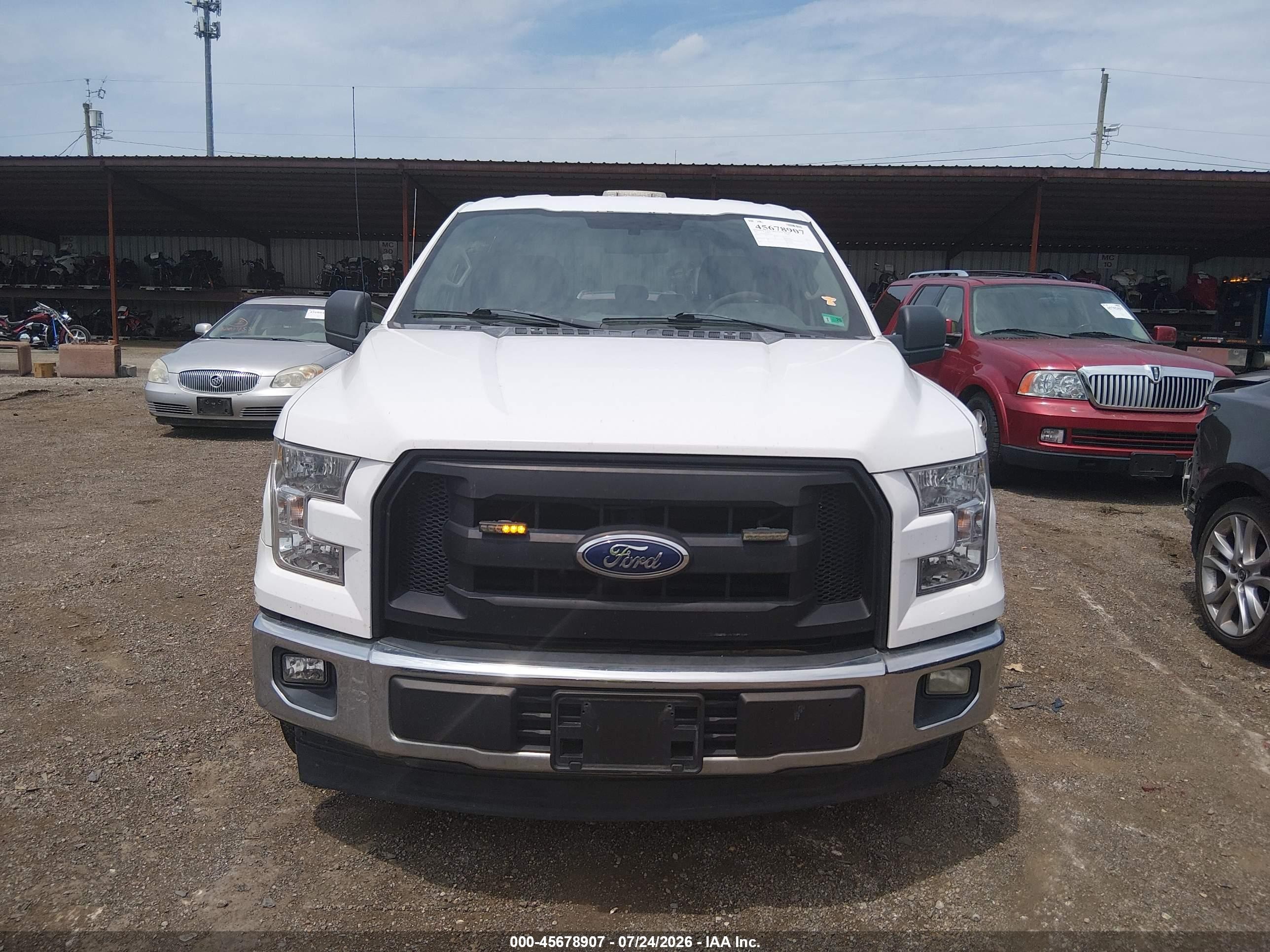 2015 Ford F-150 Lariat/xl/xlt White vin: 1FTEX1CF6FKE51986